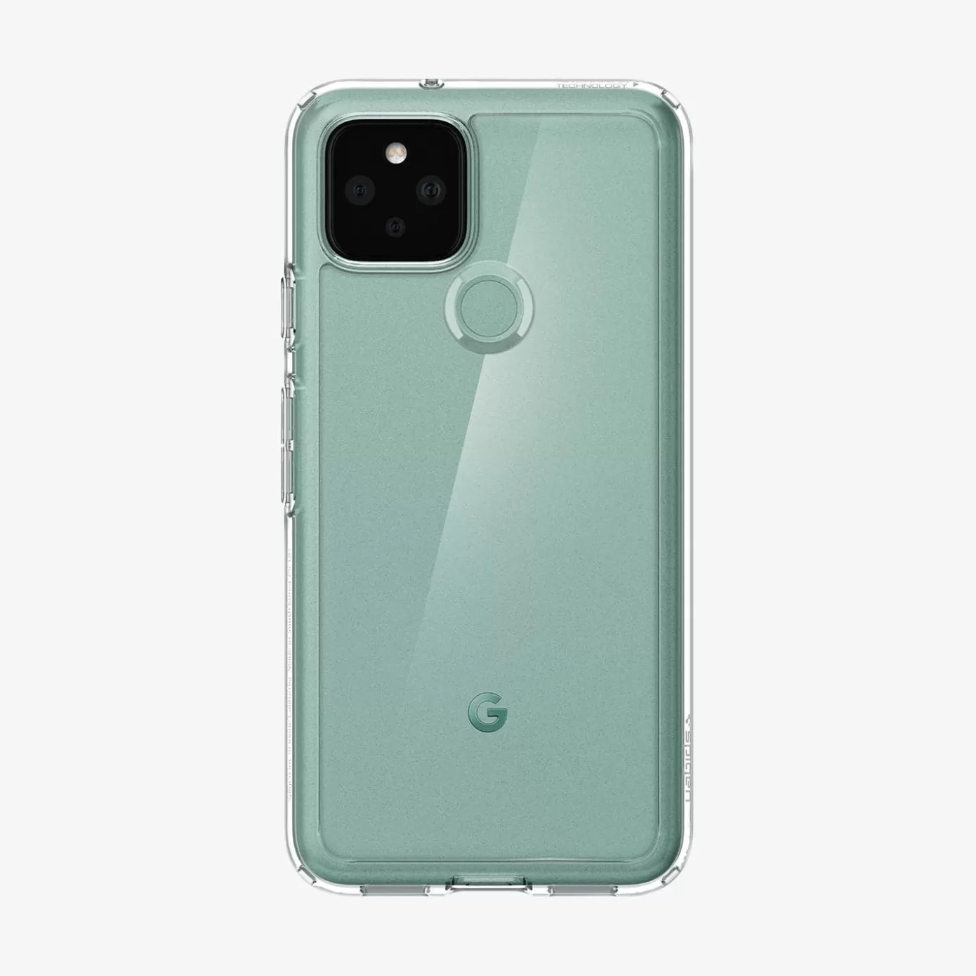 Spigen Pixel Phone·More Pixel Series | Air cushion technology Ultra Hybrid case for Pixel 5 Crystal Clear
