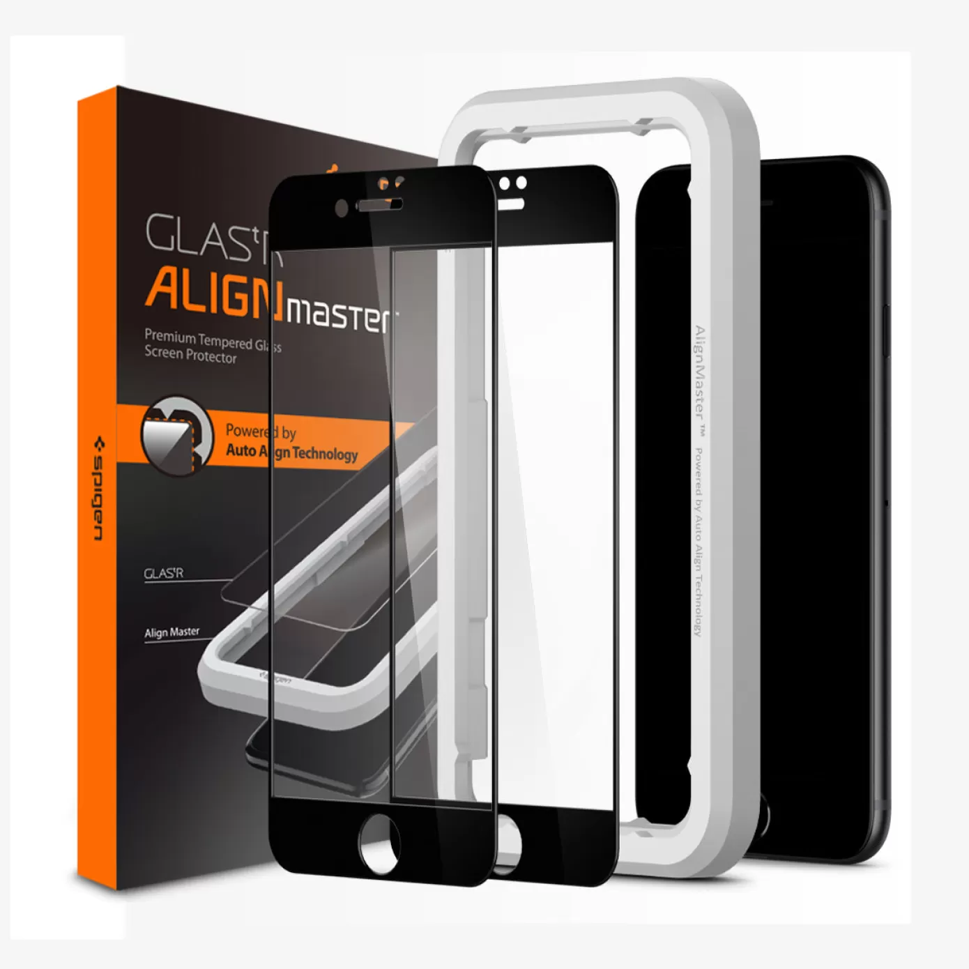 Spigen Iphone·More Iphone Series | Alignmaster Full Cover Black Clear