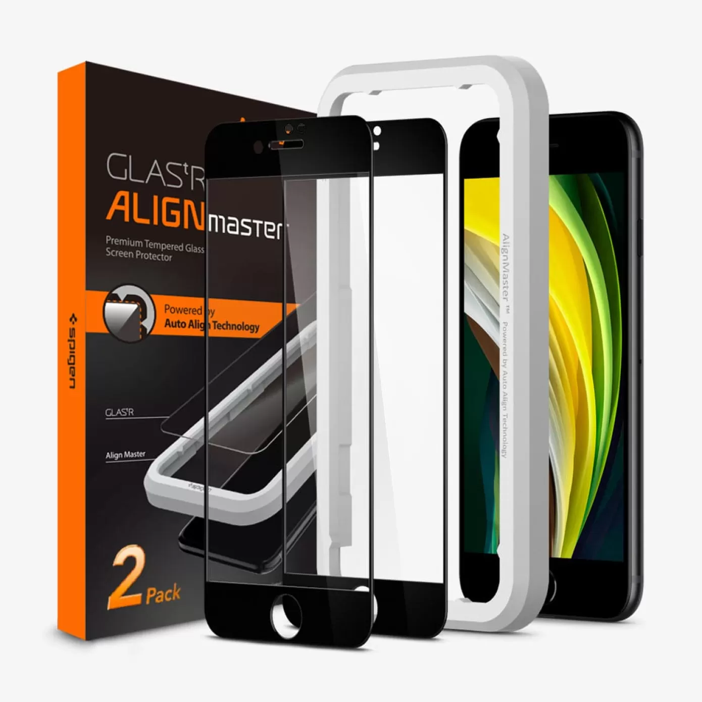 Spigen Iphone·More Iphone Series | Alignmaster Full Cover Black