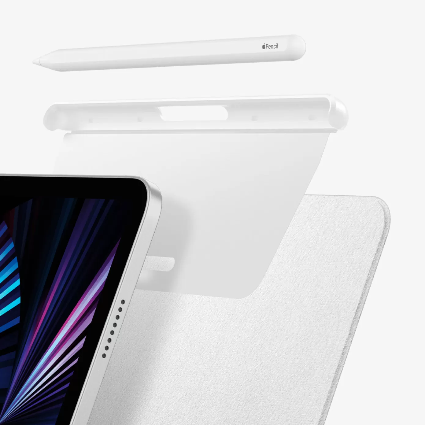 Spigen Ipad·Ipad Mini | Apple Pencil Holder DA20 White