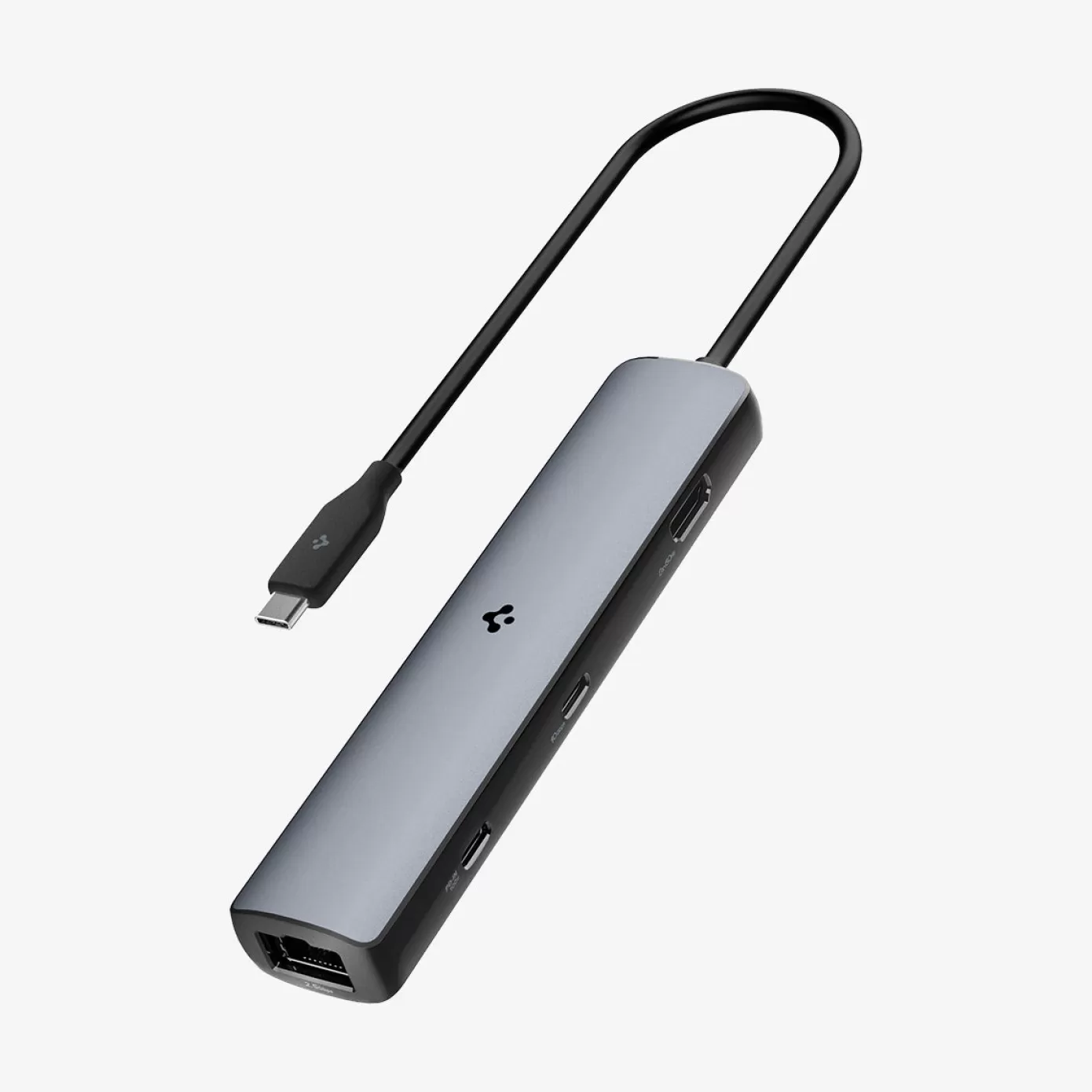 Spigen Desk Accessories | ArcDock Pro 6-in-1 | PD2302 Space Gray