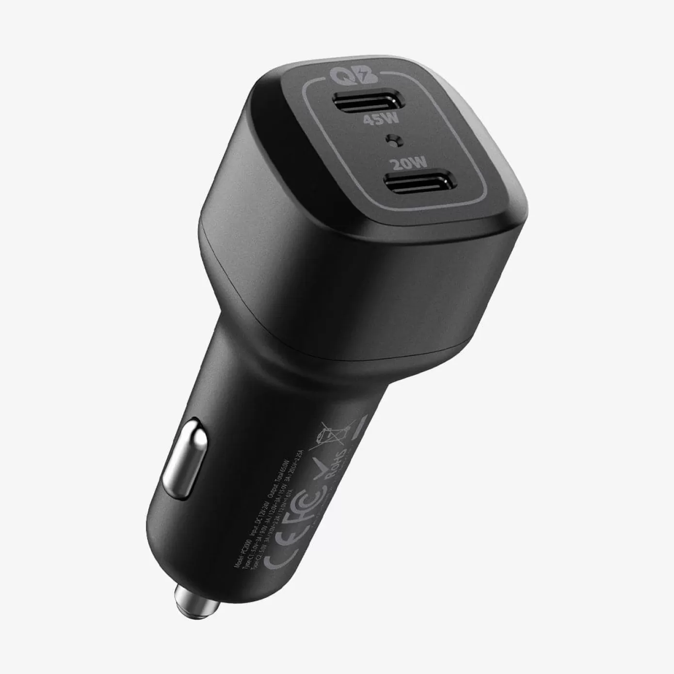 Spigen Chargers | Chargers·Car Chargers | ArcStation™ Dual Port | 65W Black