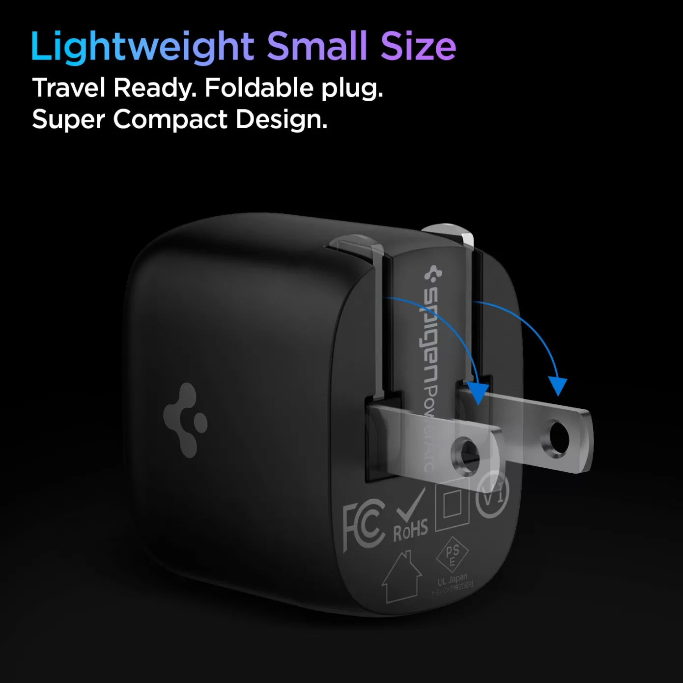 Spigen Chargers·Wall Chargers | ArcStation™ Pro GaN | 20W Black