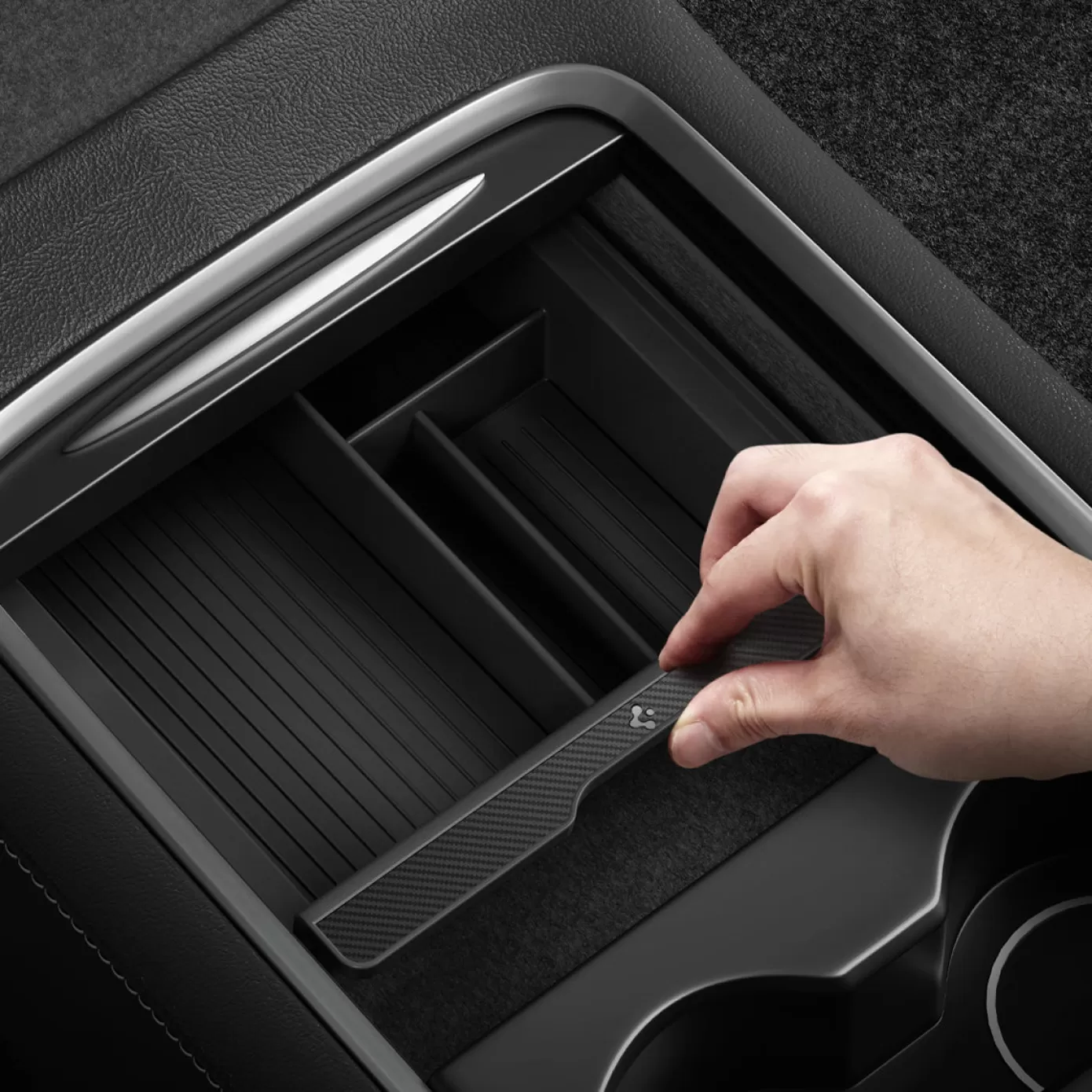 Spigen Accessories | Center Console Organizer Tray Black