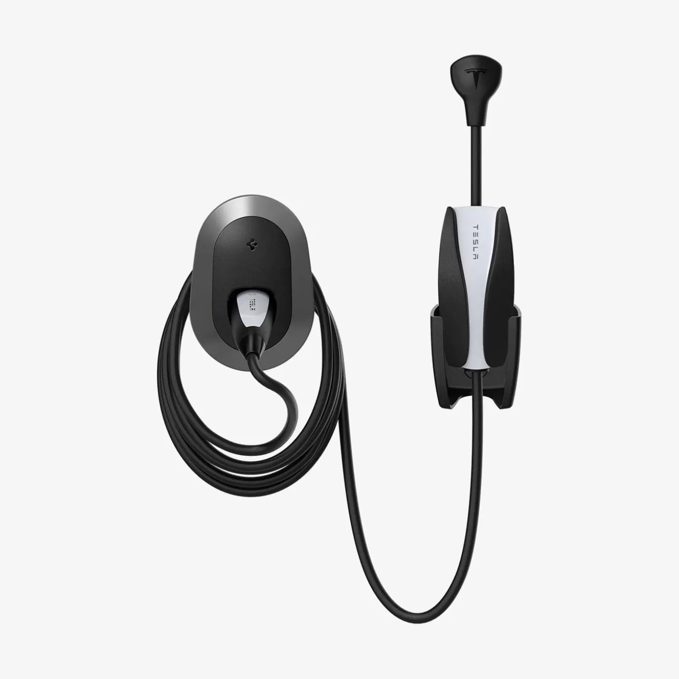 Spigen Accessories | Charger Cable Holder Dark Silver