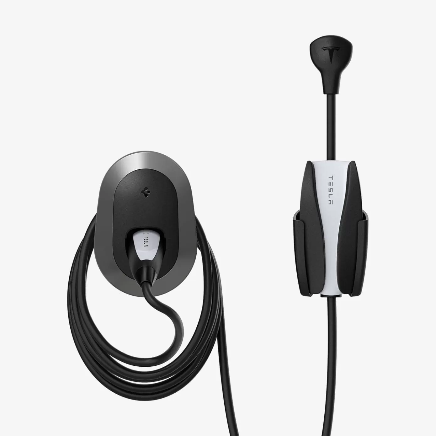 Spigen Accessories | Charger Cable Holder Dark Silver