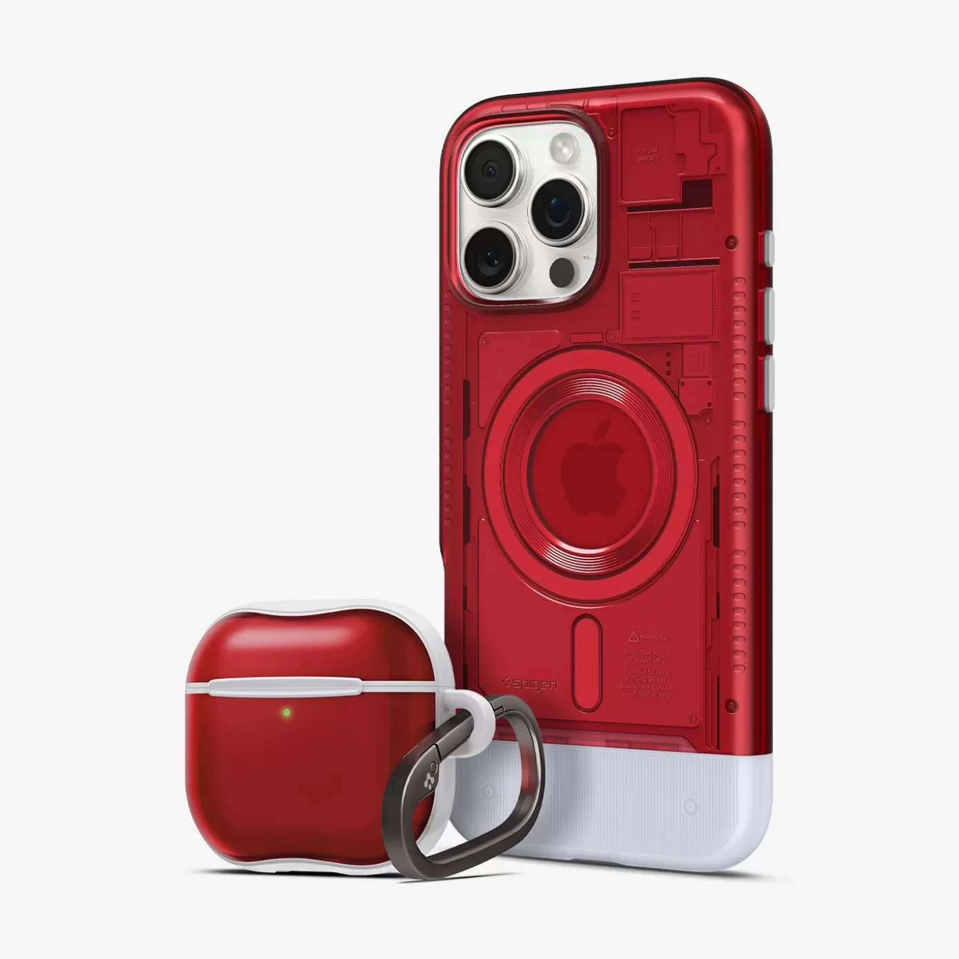Spigen Iphone·Iphone 16 Pro Max | Iphone·Iphone 16 Pro | Classic C1 AirPods Set Ruby