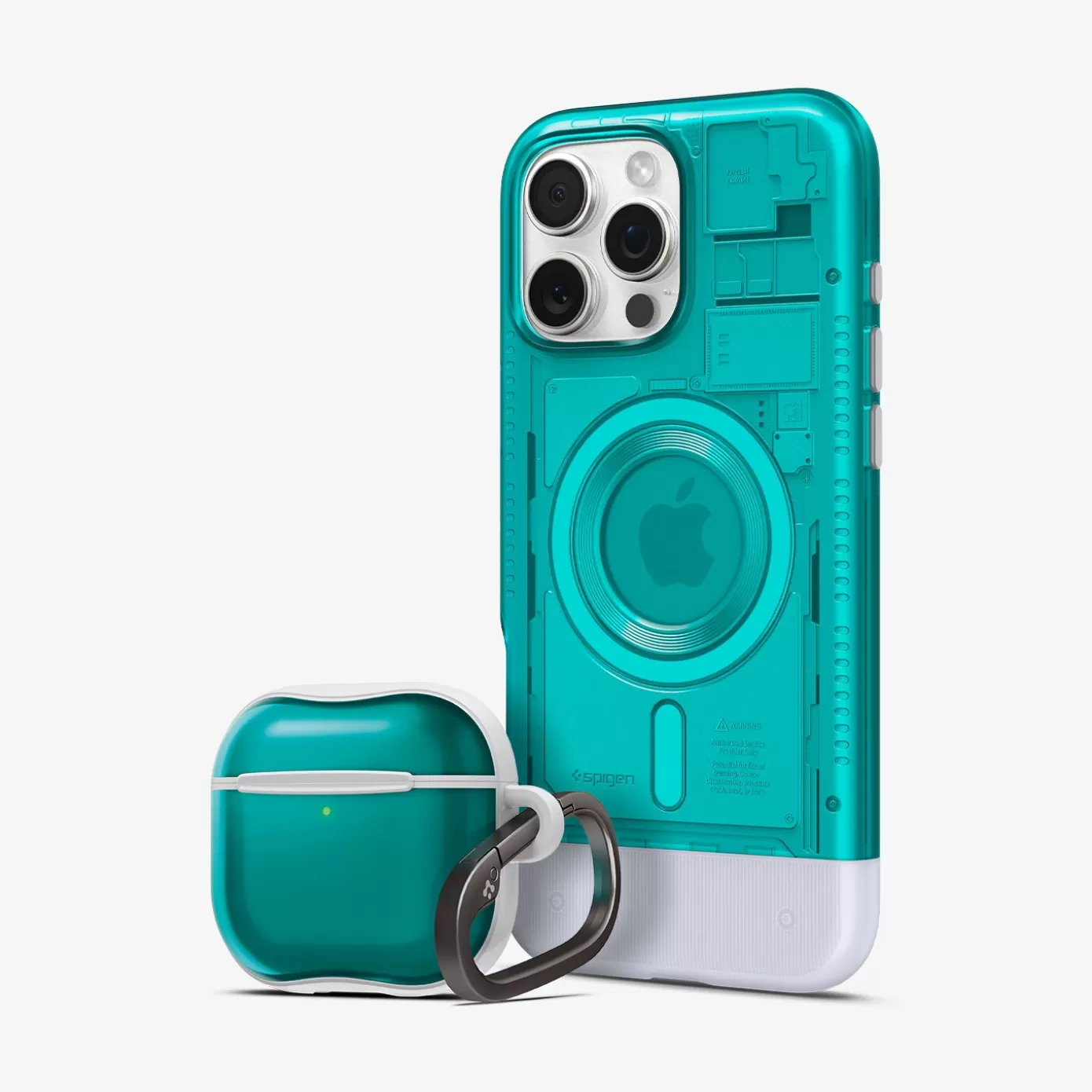 Spigen Iphone·Iphone 16 Pro Max | Iphone·Iphone 16 Pro | Classic C1 AirPods Set Bondi Blue
