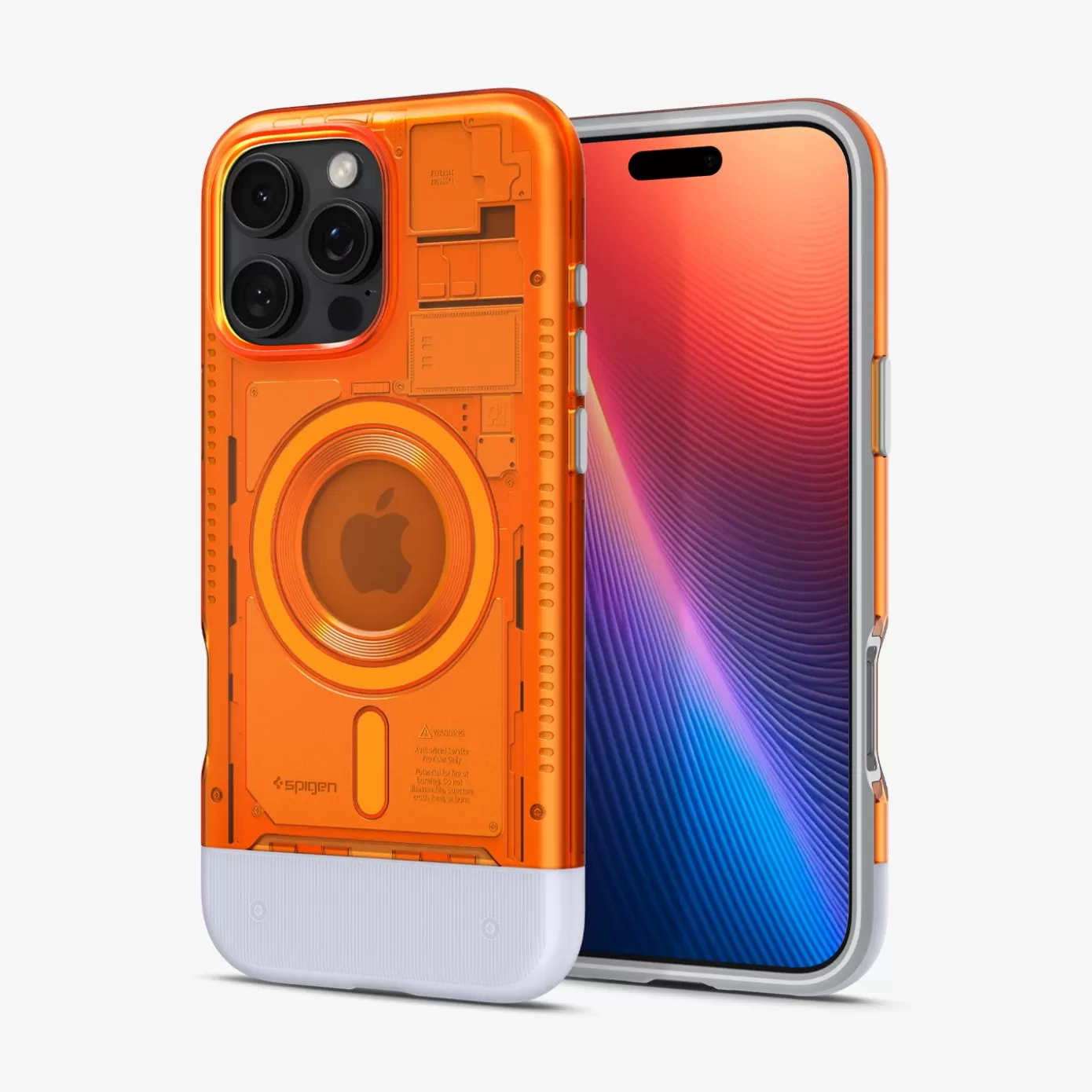 Spigen Iphone·Iphone 16 Pro Max | Iphone·Iphone 16 Pro | Classic C1 AirPods Set Tangerine