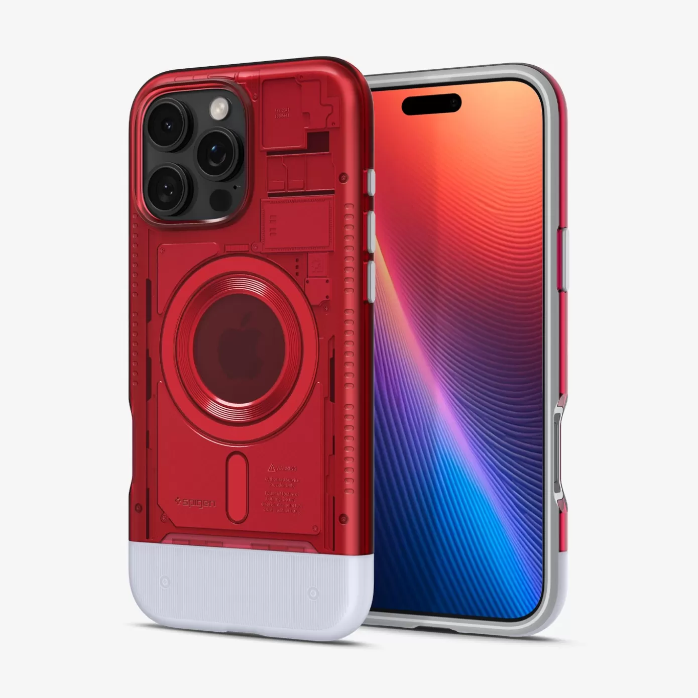 Spigen Iphone·Iphone 16 Pro Max | Iphone·Iphone 16 Pro | Classic C1 AirPods Set Ruby