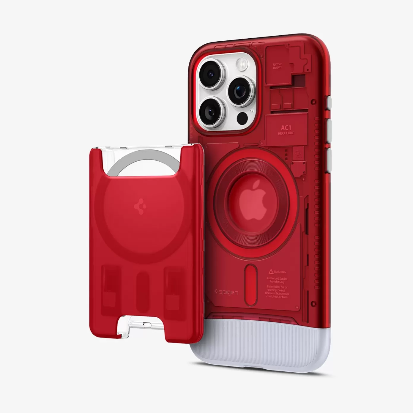 Spigen Iphone·Iphone 15 Pro Max | Iphone·Iphone 15 Pro | Classic C1 Wallet Set (MagFit) Ruby