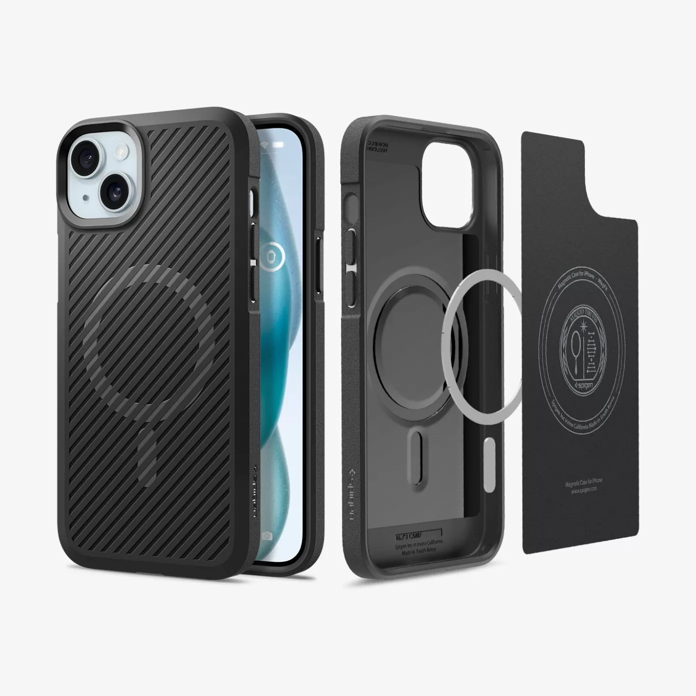 Spigen Iphone·Iphone 15 Pro Max | Iphone·Iphone 15 Pro | Core Armor (MagFit) Matte Black