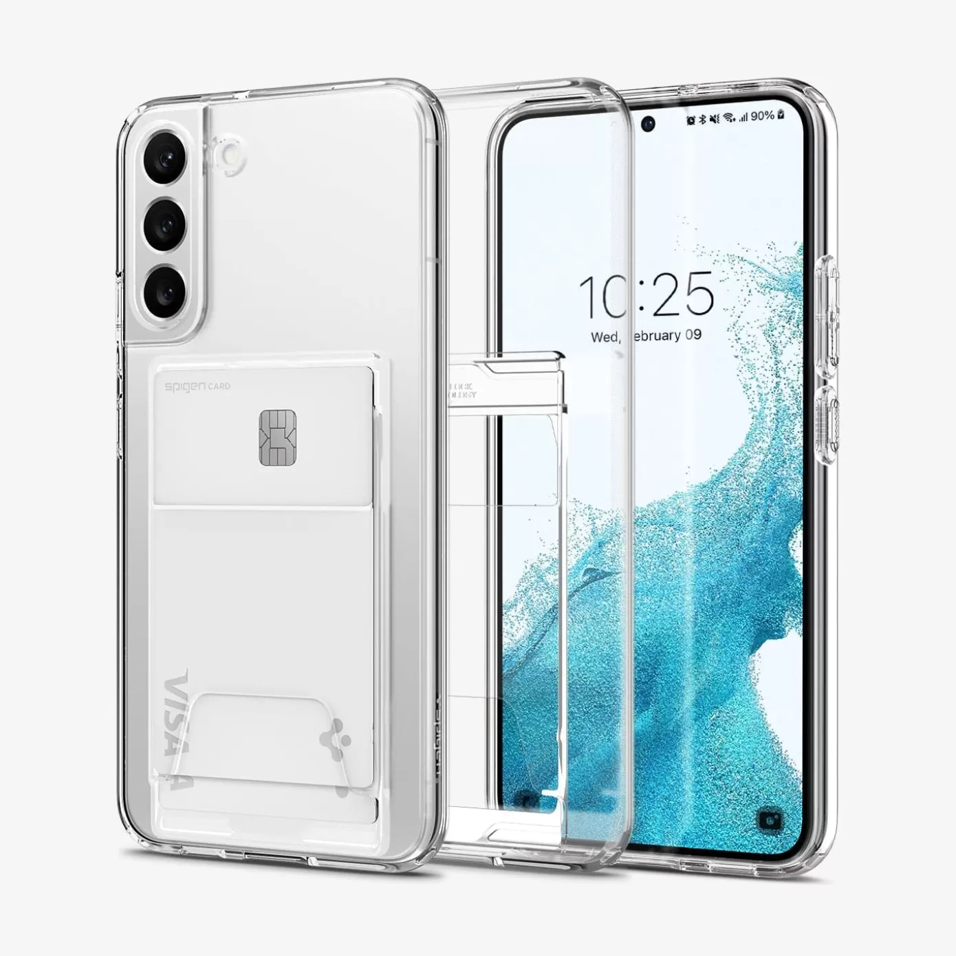 Spigen Galaxy S·More Galaxy Series | Crystal Slot Dual Crystal Clear