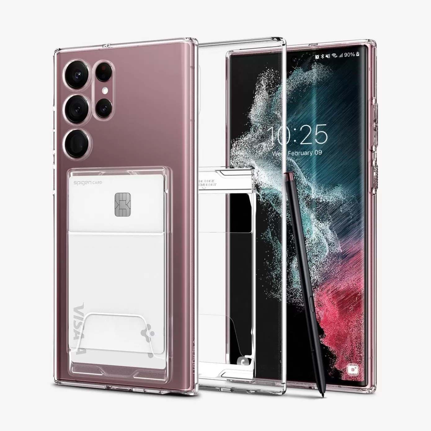 Spigen Galaxy S·More Galaxy Series | Crystal Slot Dual Crystal Clear