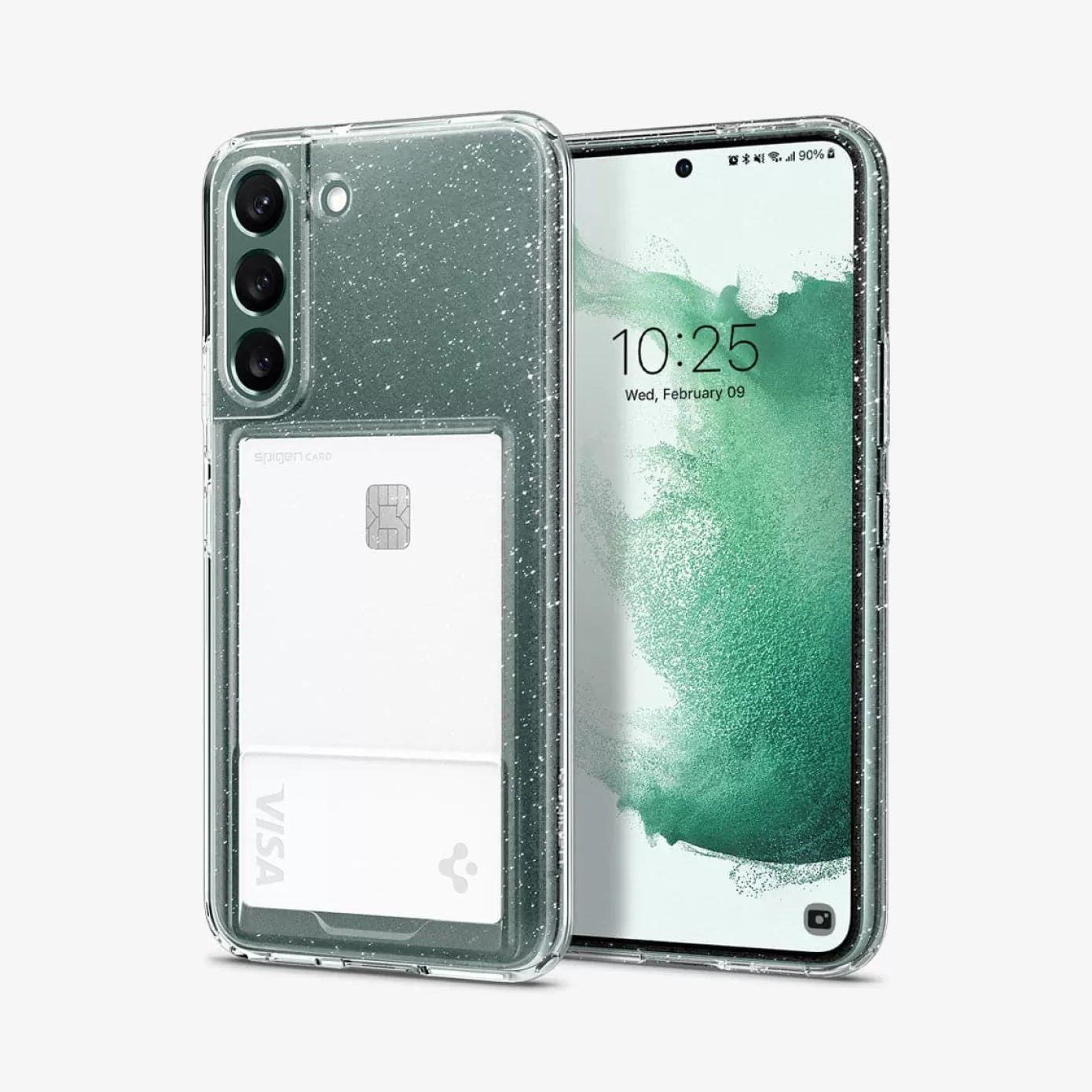 Spigen Galaxy S·More Galaxy Series | Crystal Slot Glitter Crystal Quartz