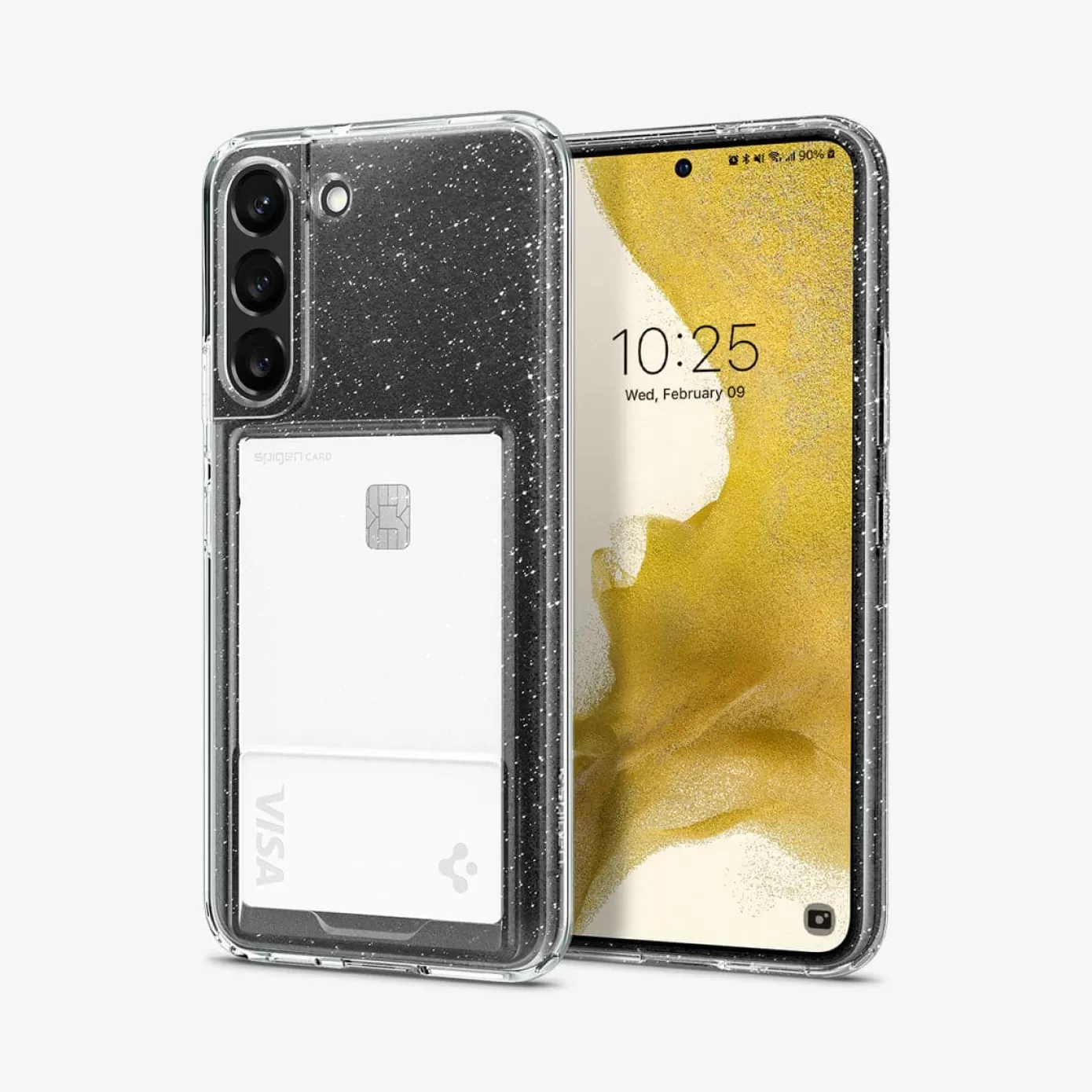 Spigen Galaxy S·More Galaxy Series | Crystal Slot Glitter Crystal Quartz