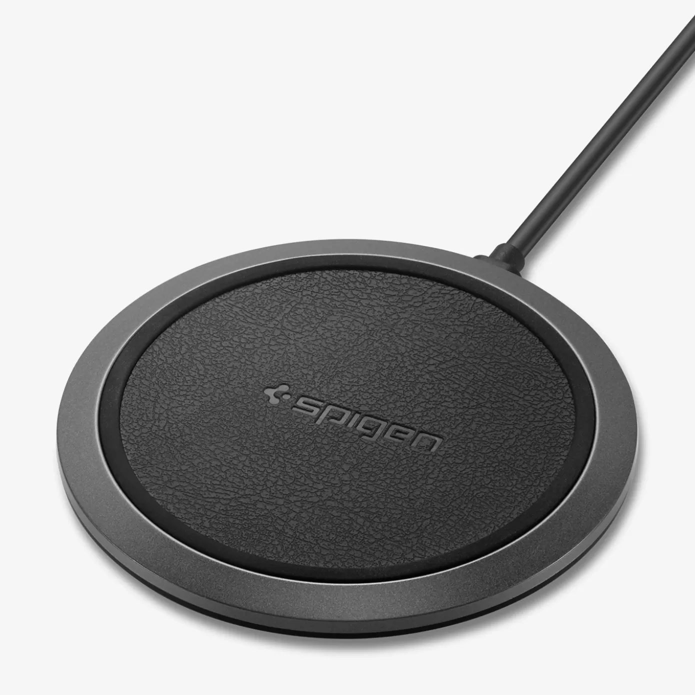 Spigen Chargers·Wireless Chargers | Essential® Leather | 10W Black