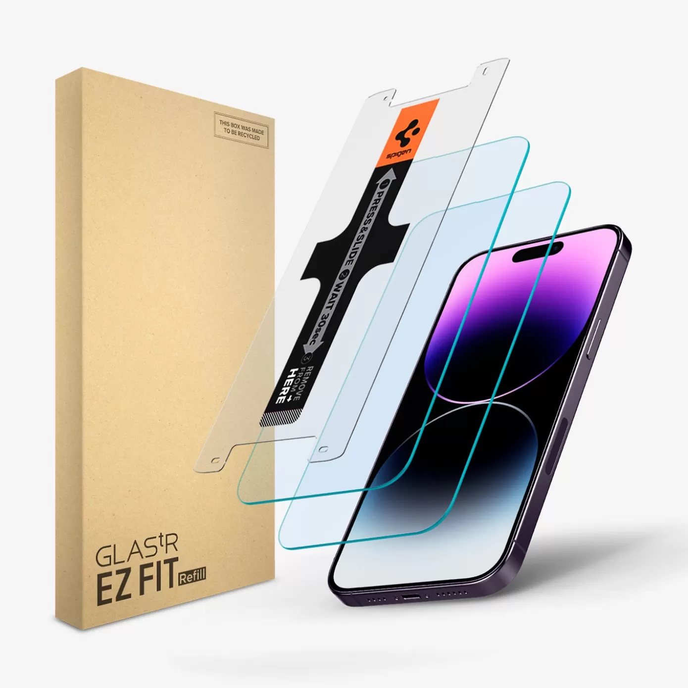 Spigen Iphone·Iphone 14 Series | EZ Fit GLAS.tR | Refill Clear