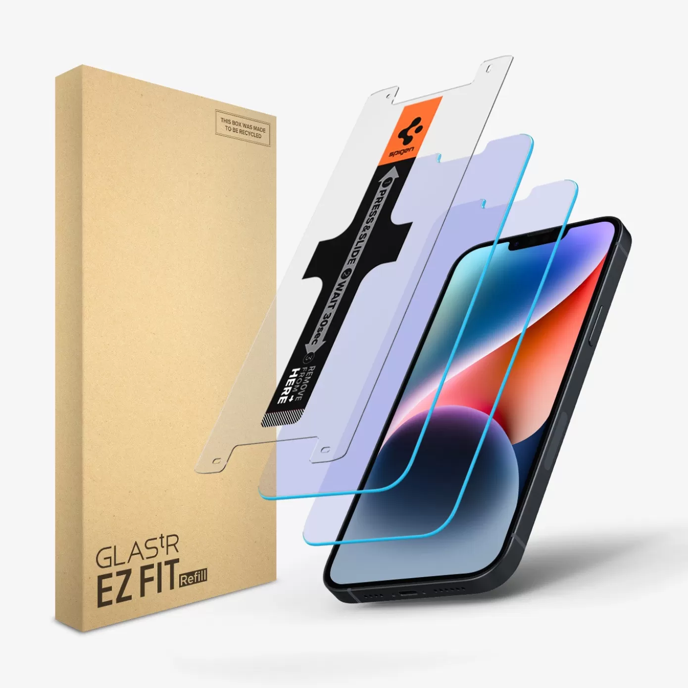 Spigen Iphone·Iphone 14 Series | EZ Fit GLAS.tR | Refill Clear