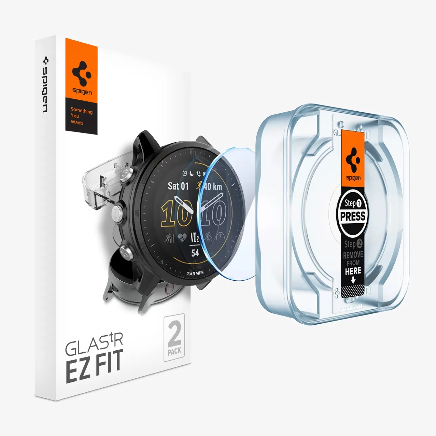 Spigen Garmin | Glas.tR EZ Fit Clear