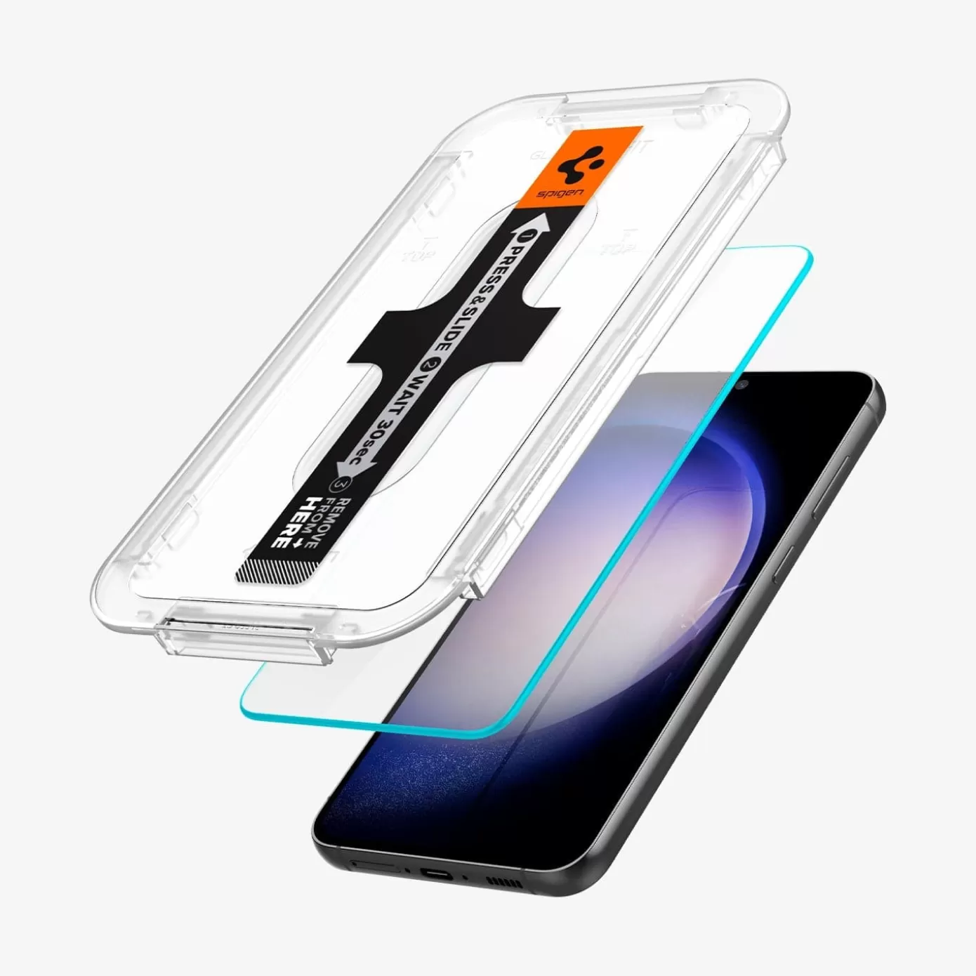 Spigen Galaxy S·Galaxy S23 Plus | Galaxy S·Galaxy S23 | GLAS.tR EZ Fit Transparency