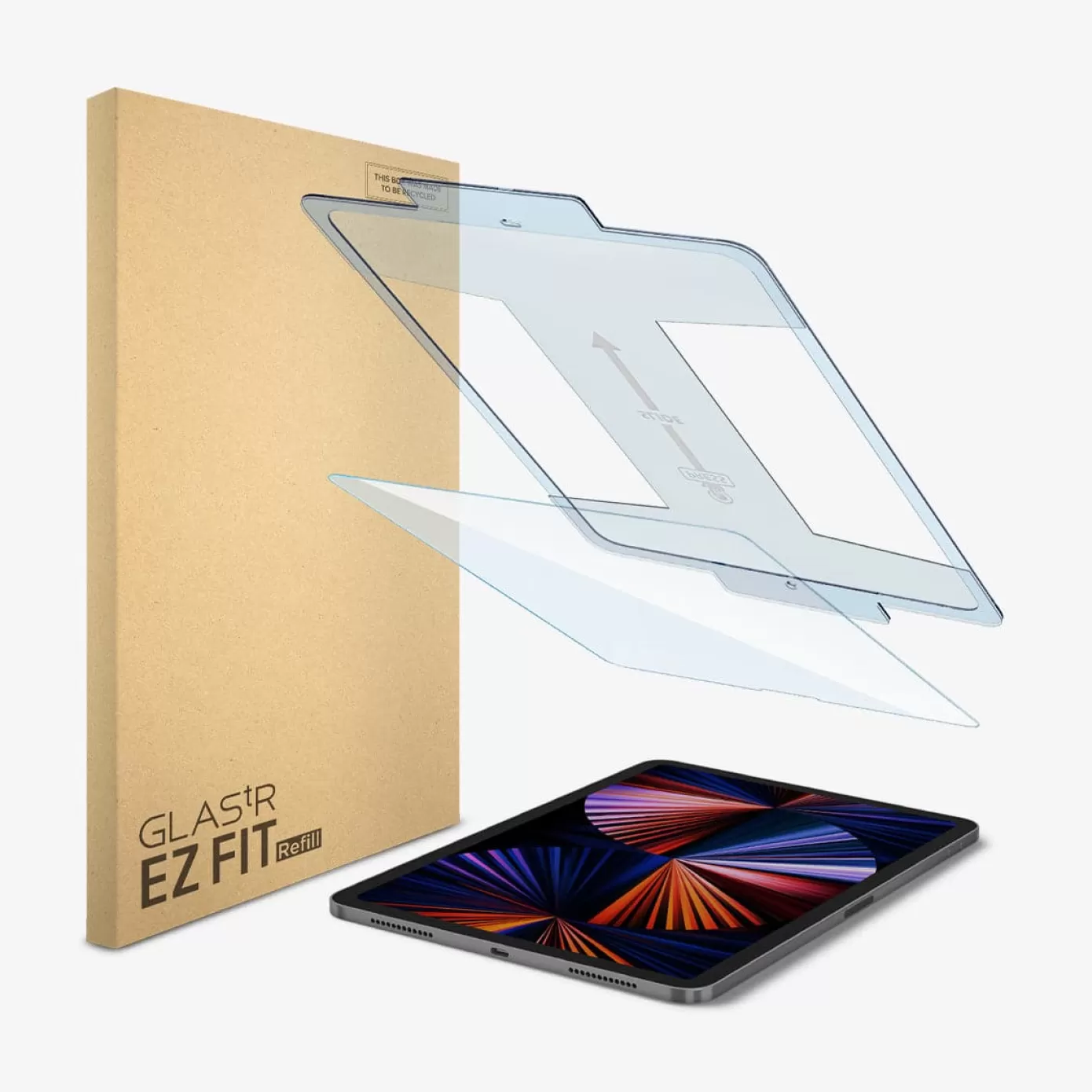 Spigen Ipad·Ipad Pro | GLAS.tR EZ Fit Refill Clear