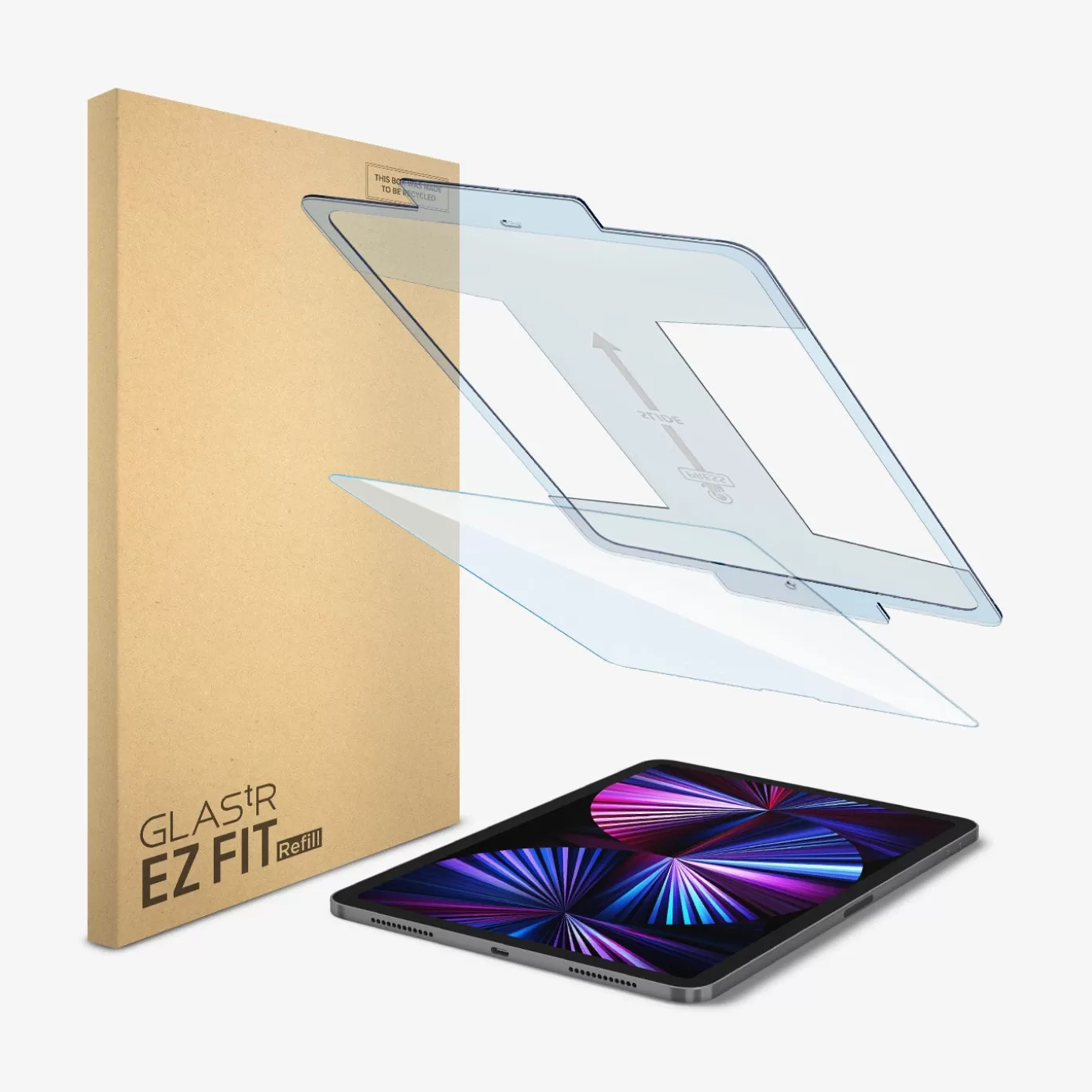 Spigen Ipad·Ipad Pro | GLAS.tR EZ Fit Refill Clear
