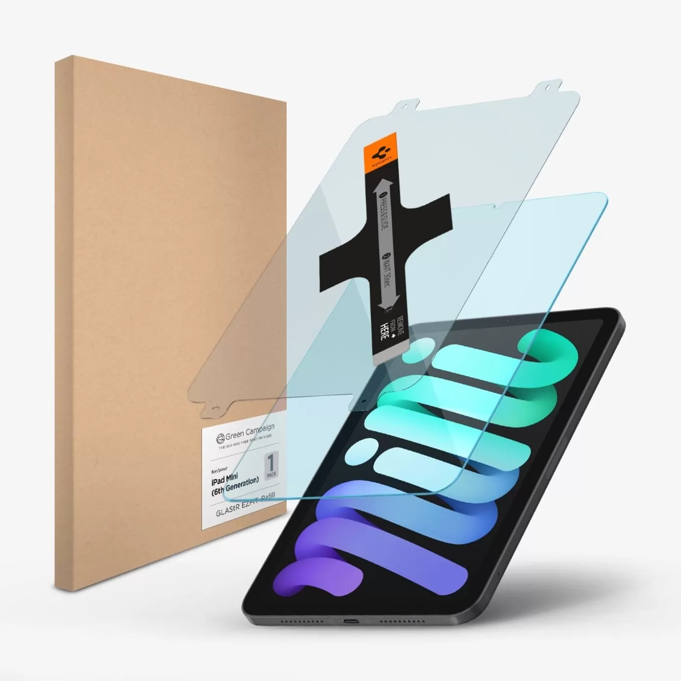 Spigen Ipad·Ipad Mini | GLAS.tR EZ FIT Refill Clear