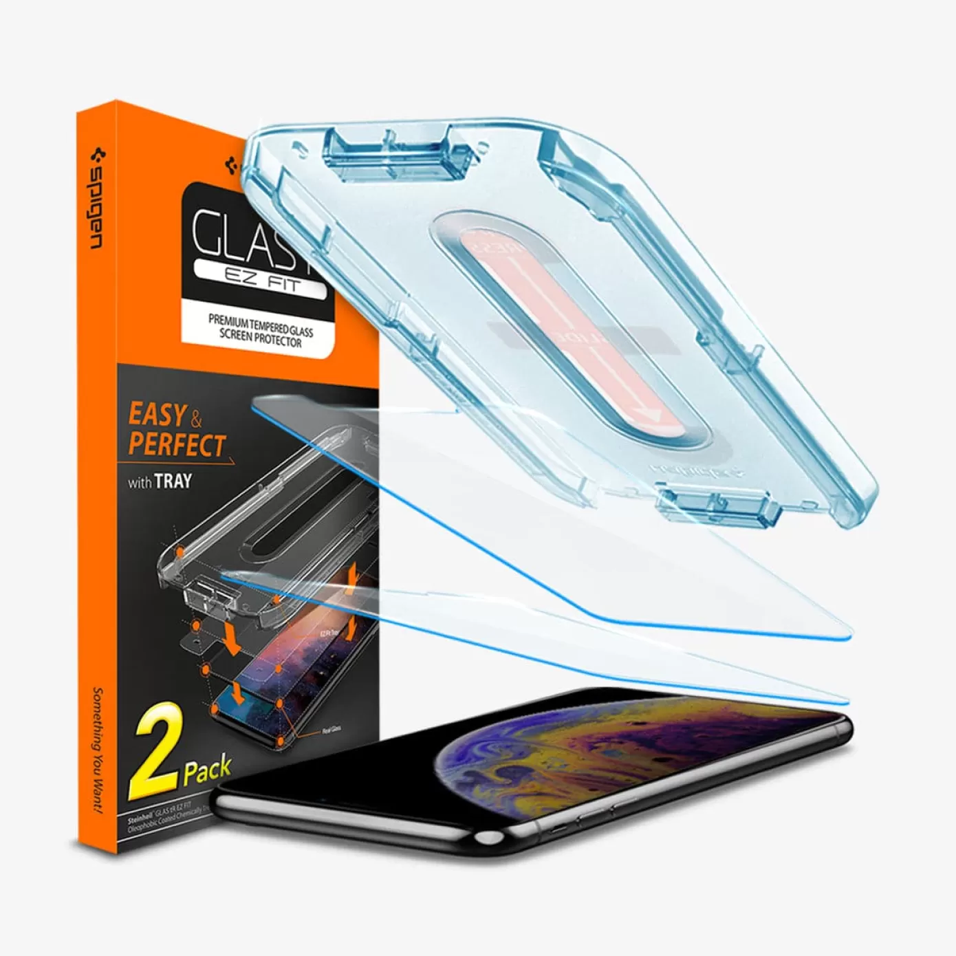 Spigen Iphone·More Iphone Series | GLAS.tR EZ Fit (Sensor Protection) Clear
