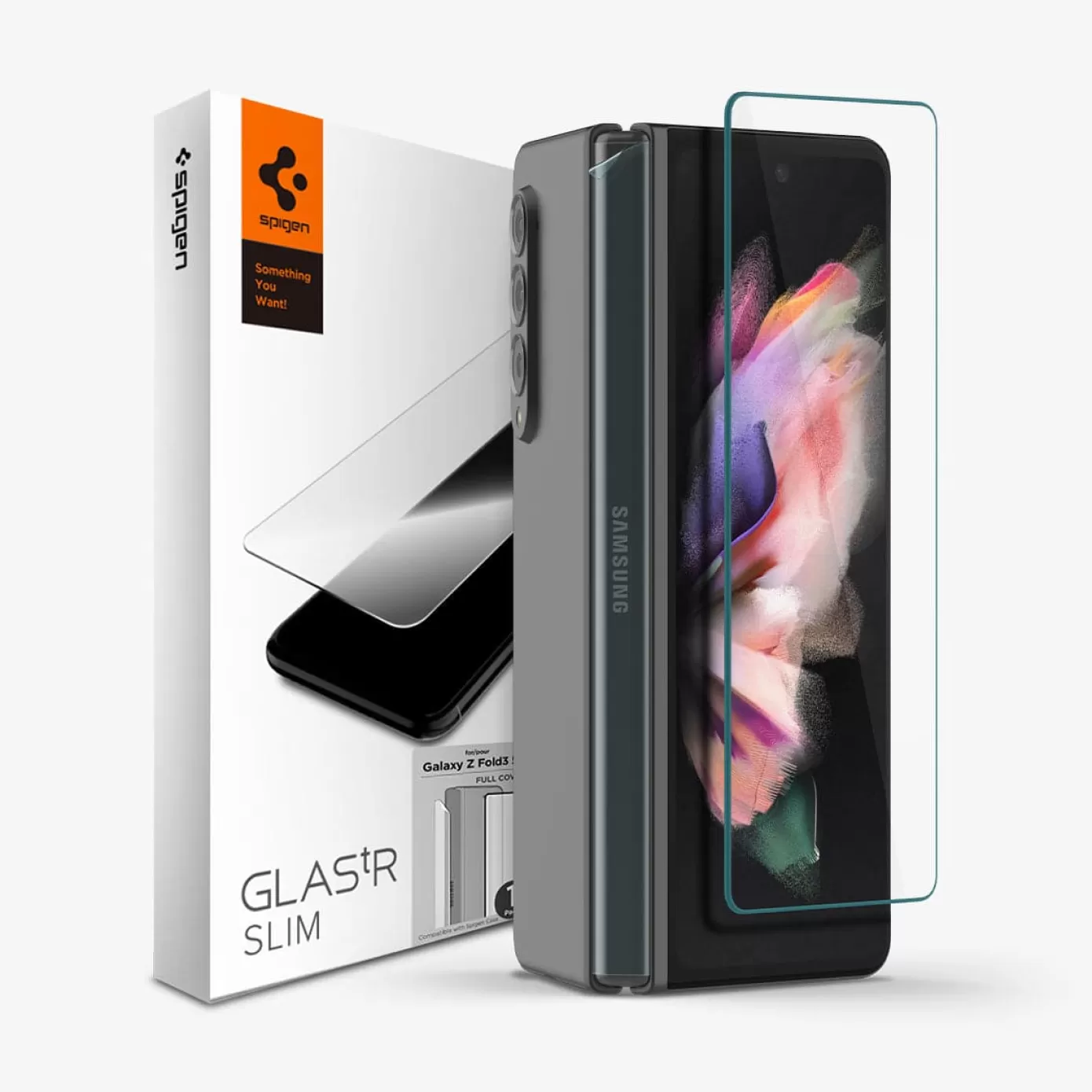 Spigen Galaxy Z·More Galaxy Z Series | GLAS.tR Full Cover Glass + Hinge Film Transparency