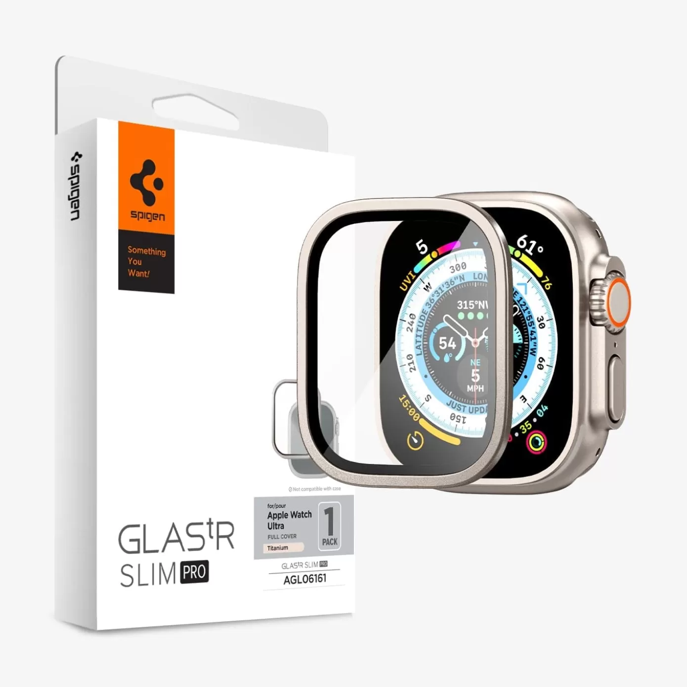 Spigen Apple Watch·Apple Watch Ultra Series | Glas.tR Slim Pro Titanium