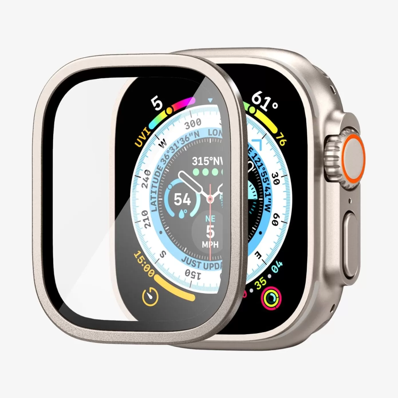 Spigen Apple Watch·Apple Watch Ultra Series | Glas.tR Slim Pro Titanium