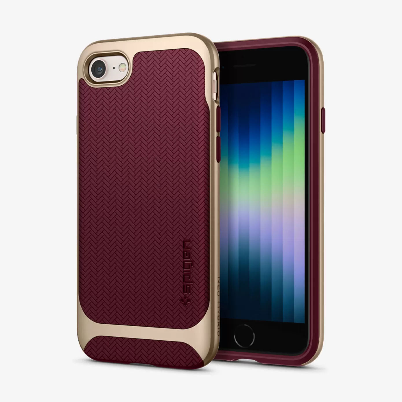 Spigen Iphone·More Iphone Series | Herringbone™ (Neo Hybrid) Burgundy