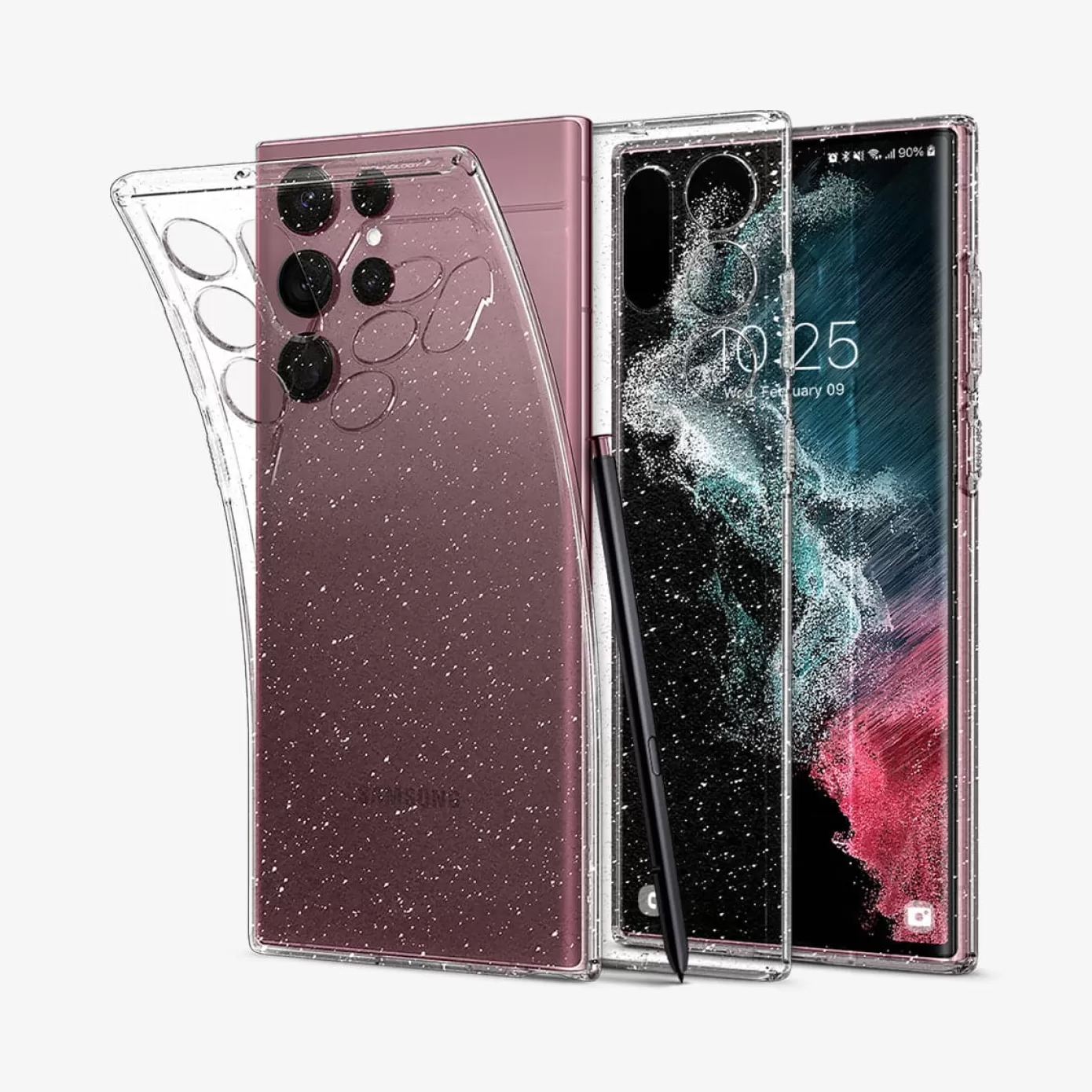 Spigen Galaxy S·More Galaxy Series | Liquid Crystal Glitter Crystal Quartz
