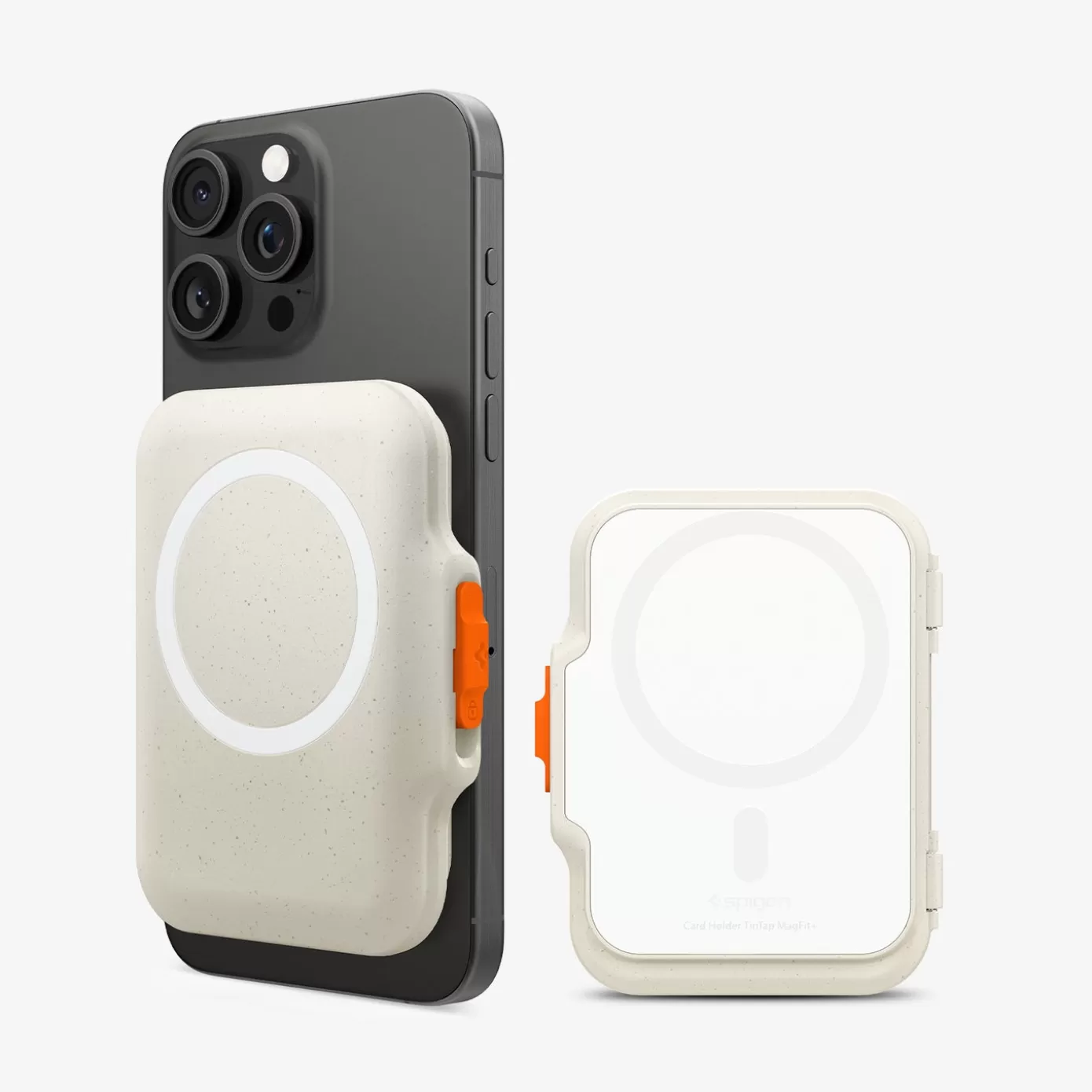 Spigen Wallets | MagSafe Card Holder Tintap (MagFit+) Dune Beige