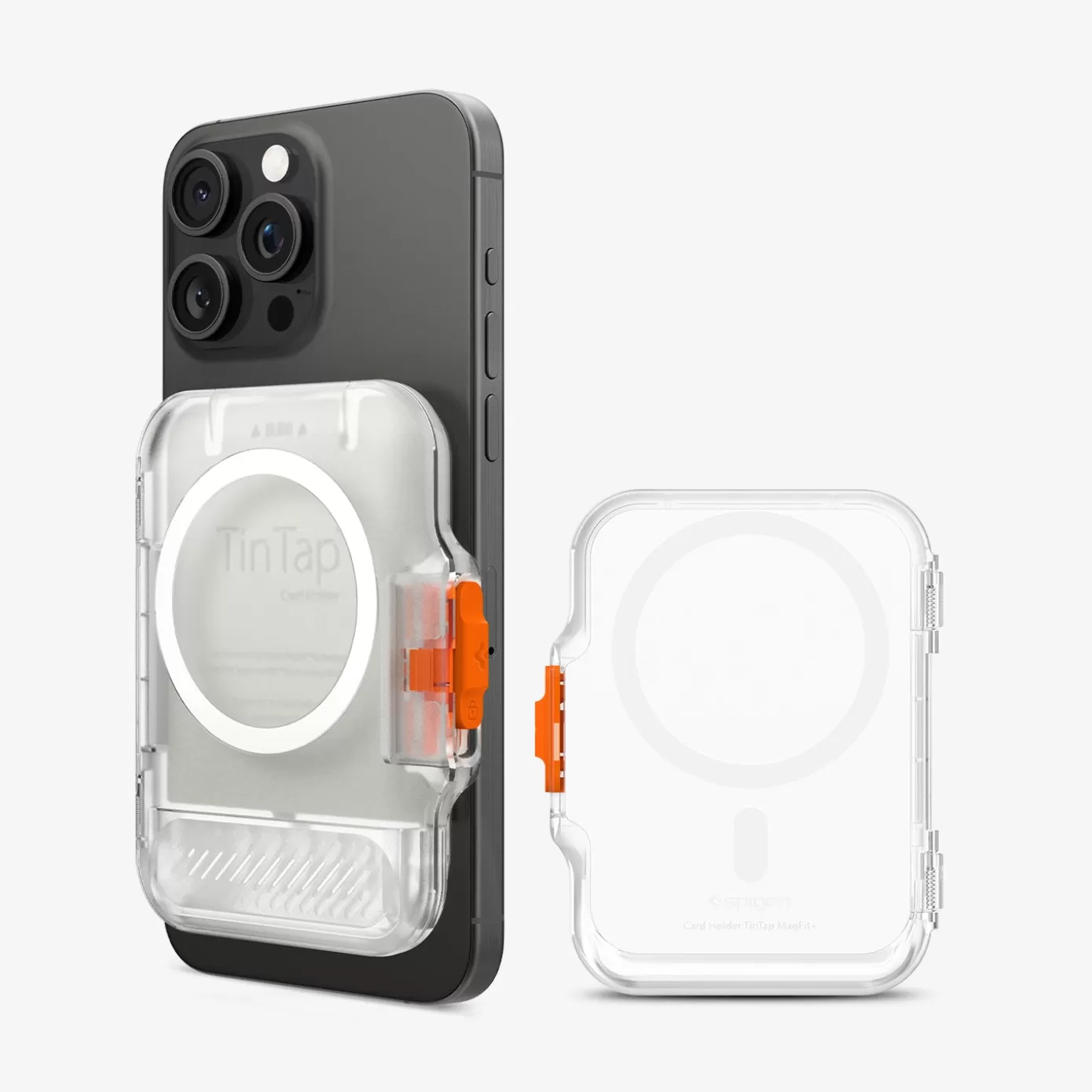 Spigen Wallets | MagSafe Card Holder Tintap (MagFit+) Frost Clear