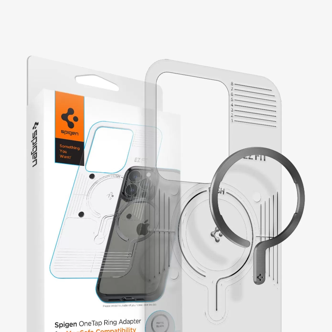 Spigen Accessories | Smart Device·Accessories | Metal Ring Plate (MagFit) Matte Black