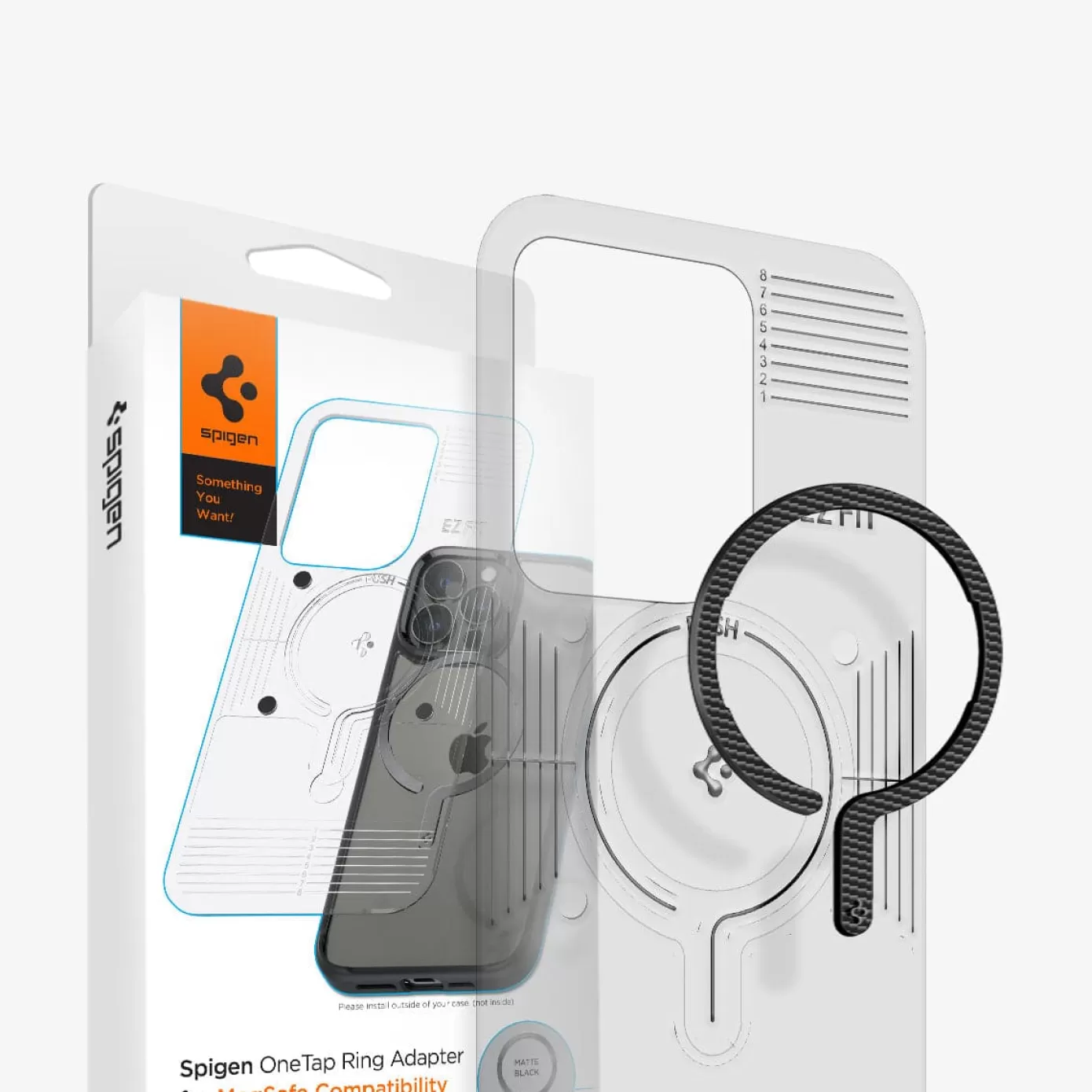 Spigen Accessories | Smart Device·Accessories | Metal Ring Plate (MagFit) Carbon