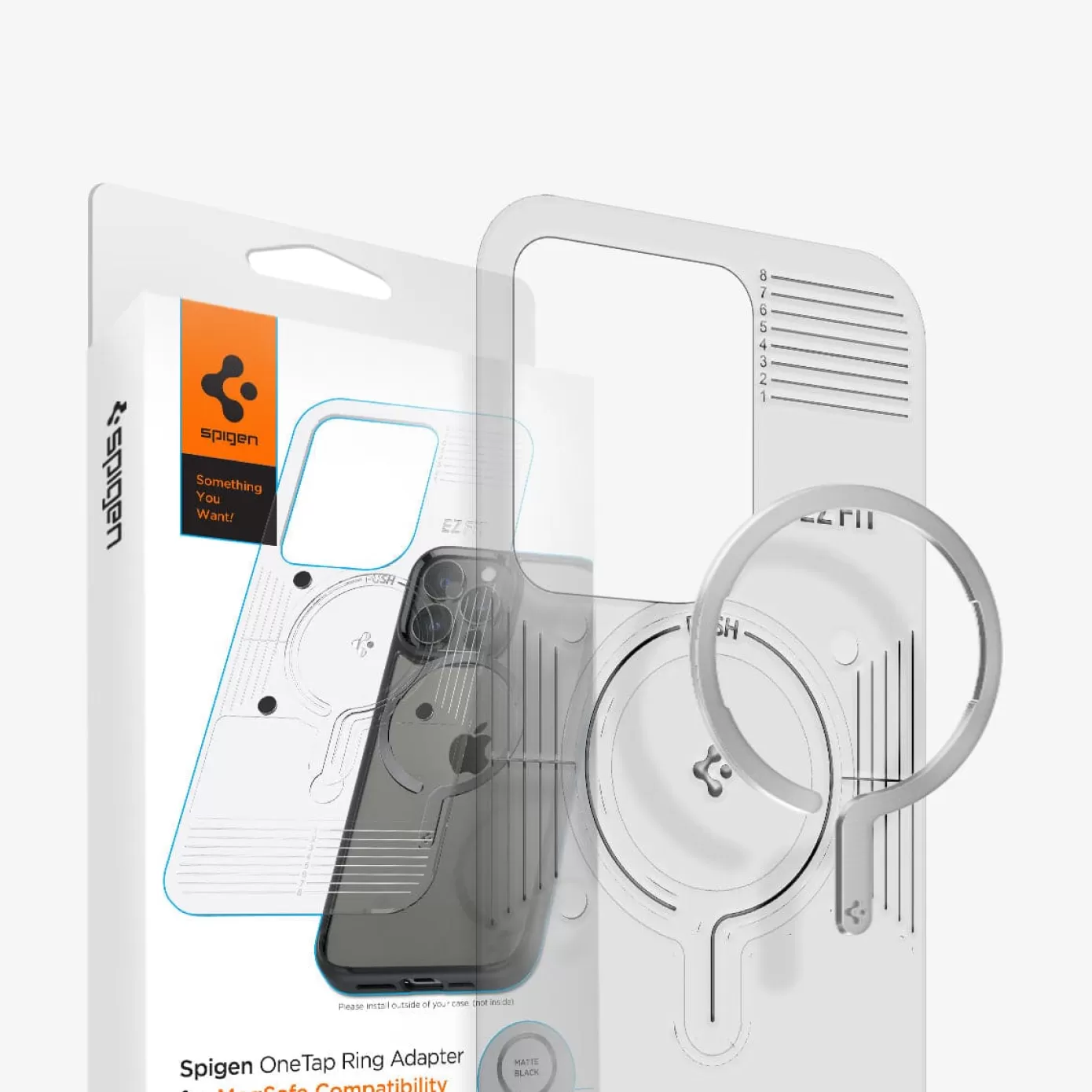 Spigen Accessories | Smart Device·Accessories | Metal Ring Plate (MagFit) Silver