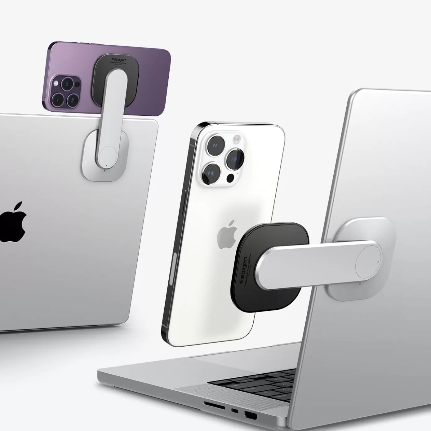Spigen Accessories | Smart Device·Accessories | OneTap Monitor / Laptop Mount (MagFit) Black