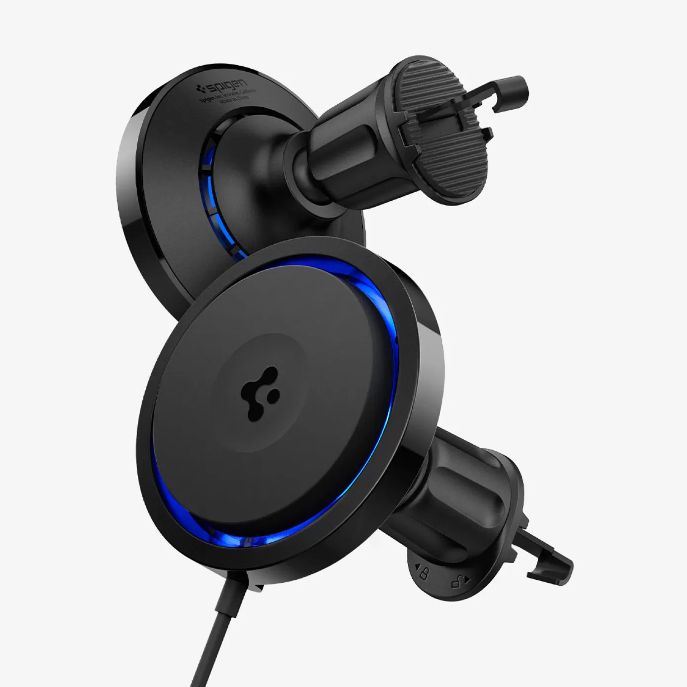 Spigen Travel Accessories | OneTap Pro 3 CryoMax™ Hook Car Mount | ITS13WC (MagFit) Black