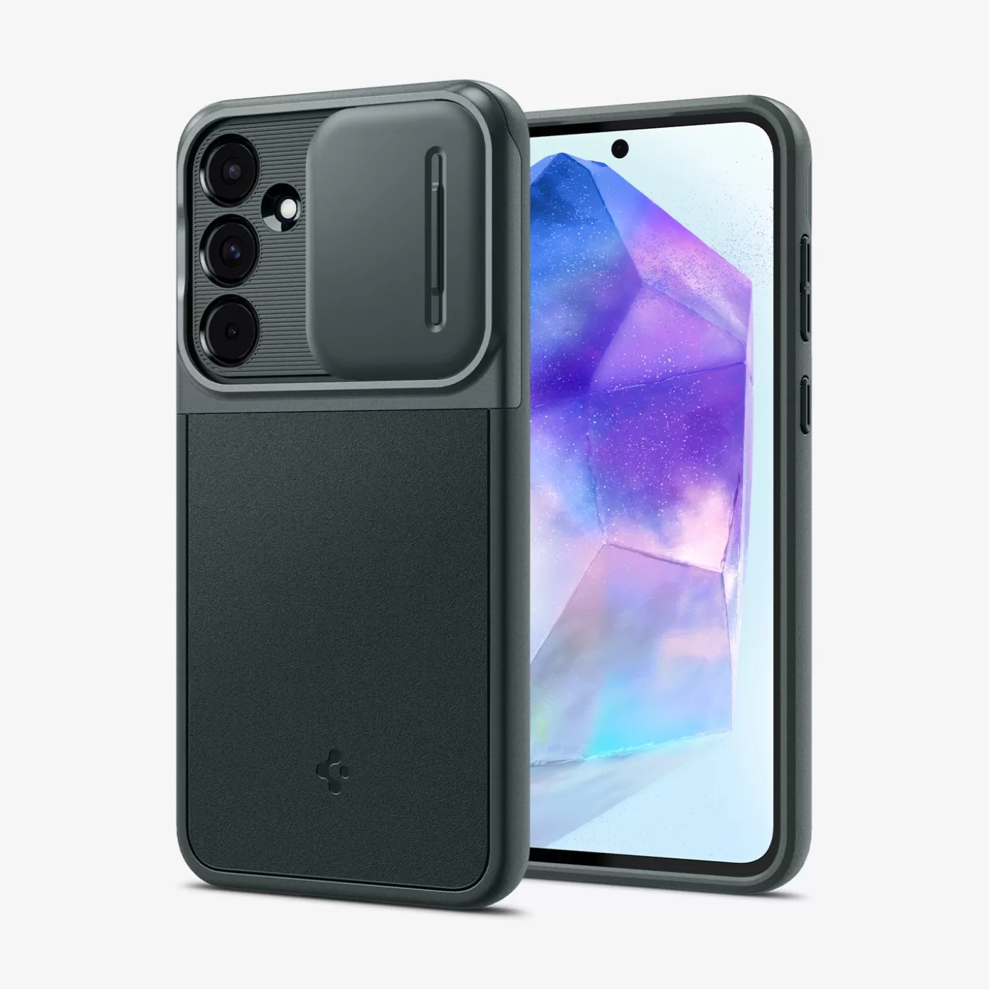 Spigen Galaxy A | Optik Armor Abyss Green