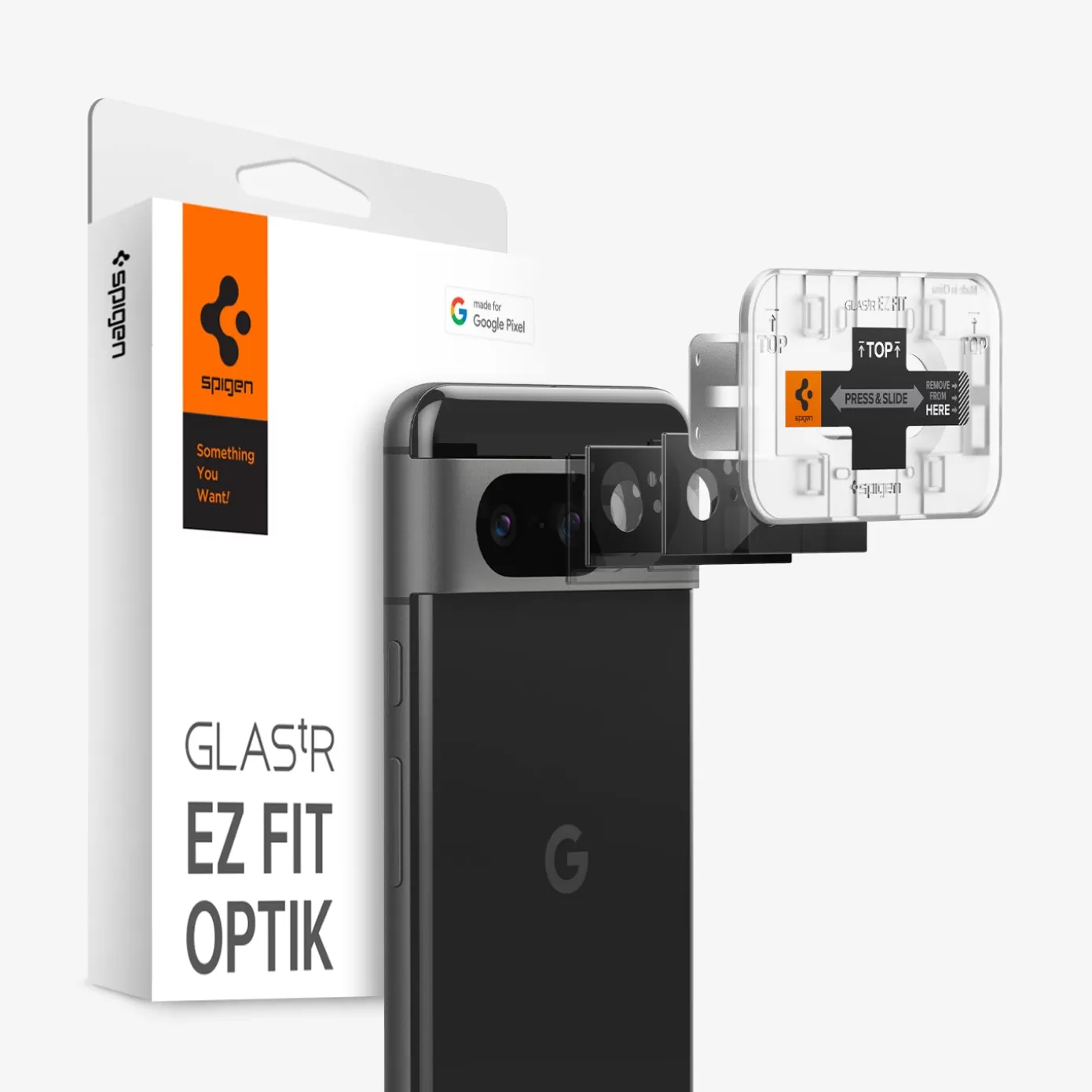Spigen Pixel Phone·Pixel 8A | Pixel Phone·Pixel 8 Pro | Optik EZ Fit Black