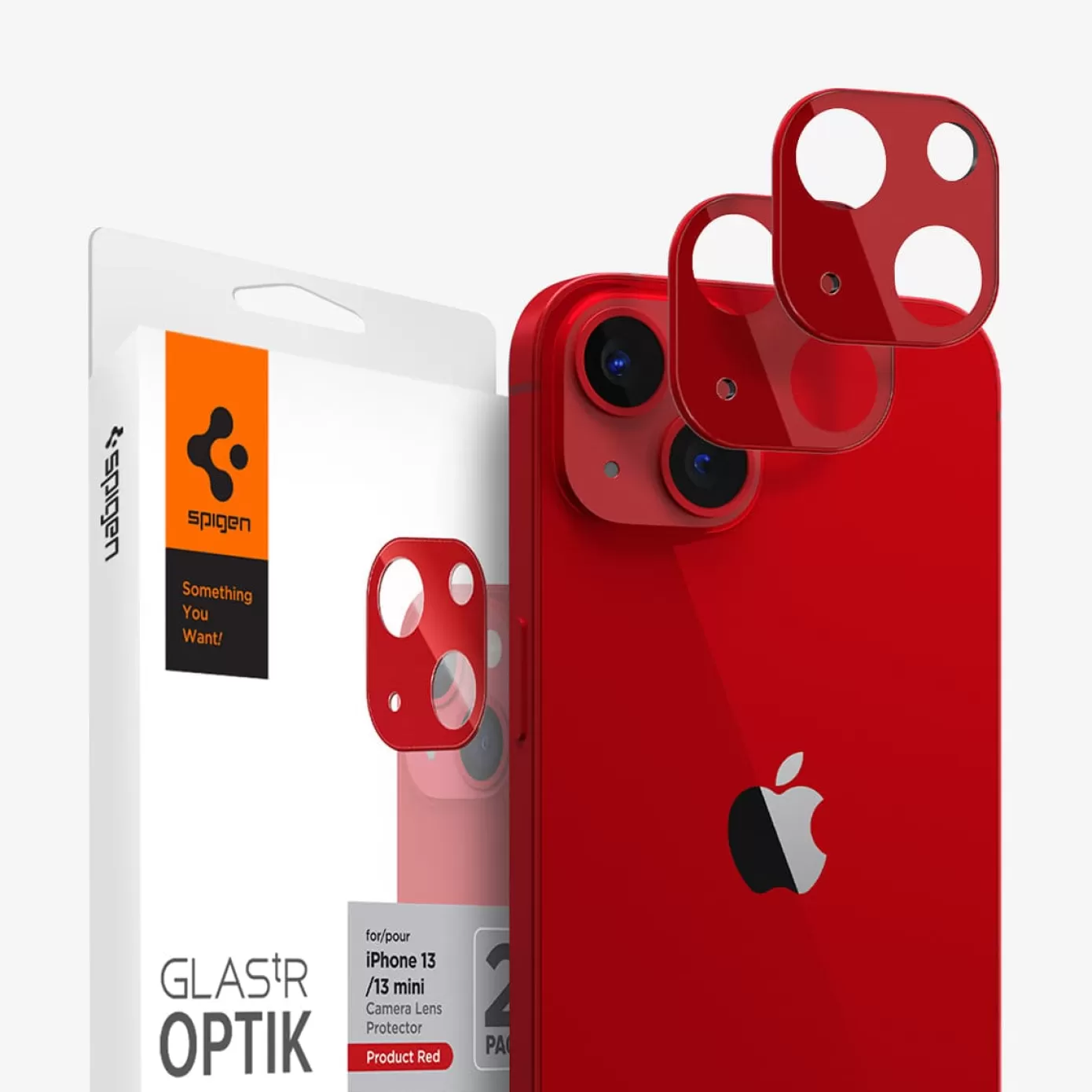 Spigen Iphone·More Iphone Series | Optik Lens Protector Red