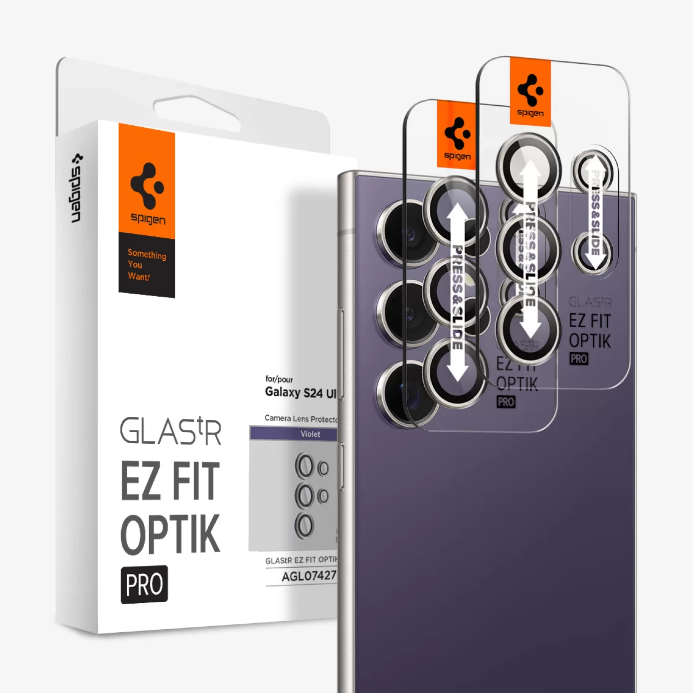 Spigen Galaxy S·Galaxy S24 Fe | Galaxy S·Galaxy S24 Ultra | Optik Pro EZ Fit Violet