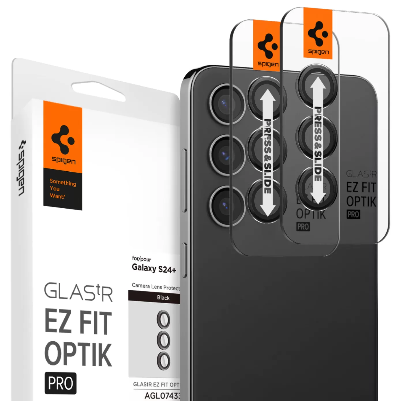 Spigen Galaxy S·Galaxy S24 Fe | Galaxy S·Galaxy S24 Ultra | Optik Pro EZ Fit Black