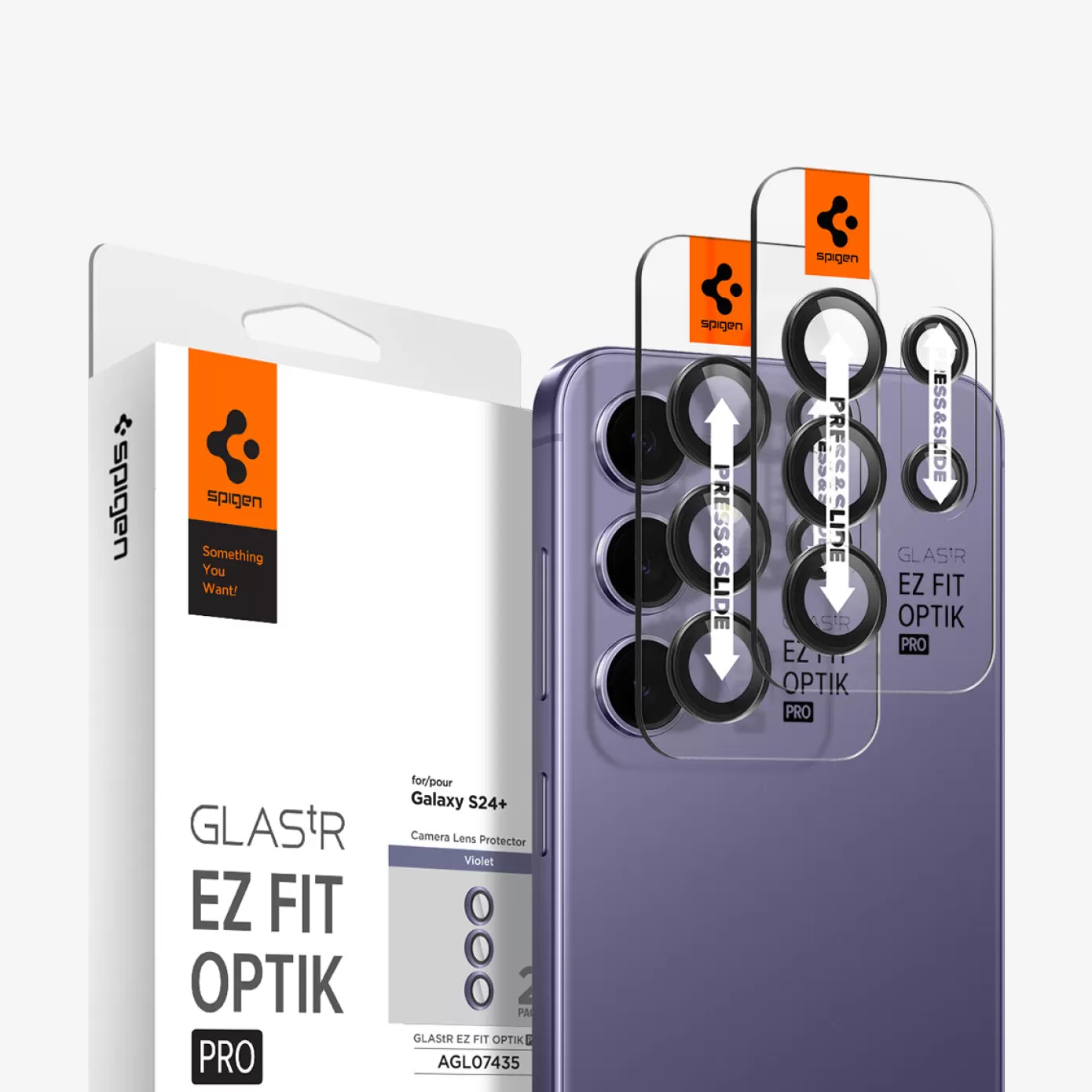 Spigen Galaxy S·Galaxy S24 Fe | Galaxy S·Galaxy S24 Ultra | Optik Pro EZ Fit Violet