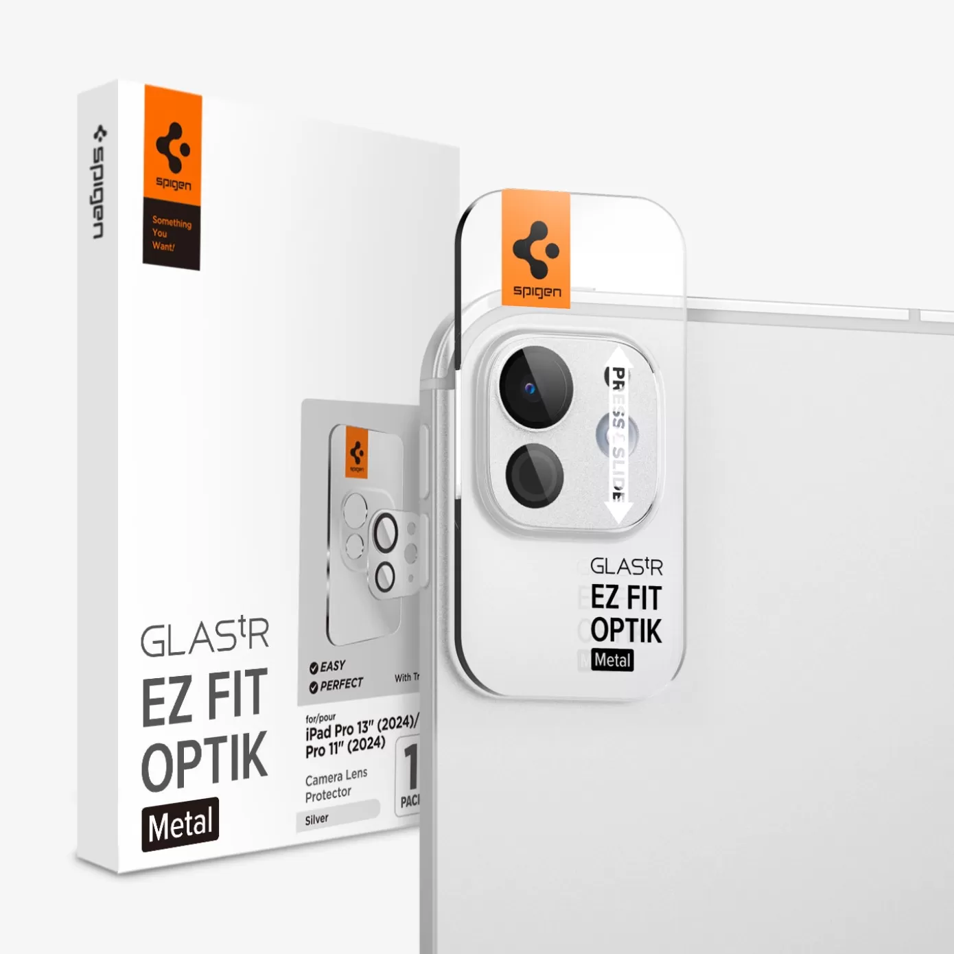 Spigen Ipad·Ipad Pro | Optik Pro EZ Fit Silver