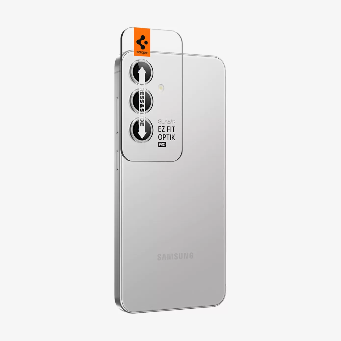 Spigen Galaxy S·Galaxy S24 Fe | Galaxy S·Galaxy S24 Ultra | Optik Pro EZ Fit Marble Gray