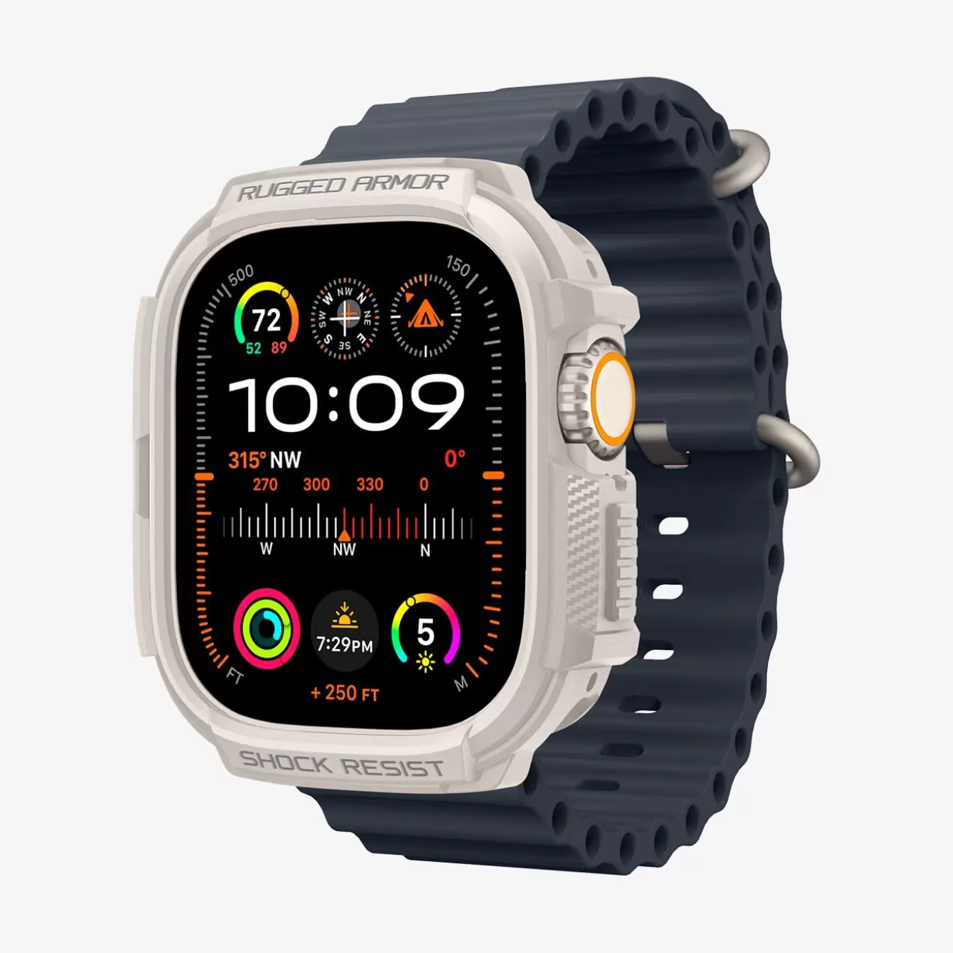 Spigen Apple Watch·Apple Watch Ultra Series | Apple Watch·Apple Watch 10 Series | Rugged Armor Dune Beige